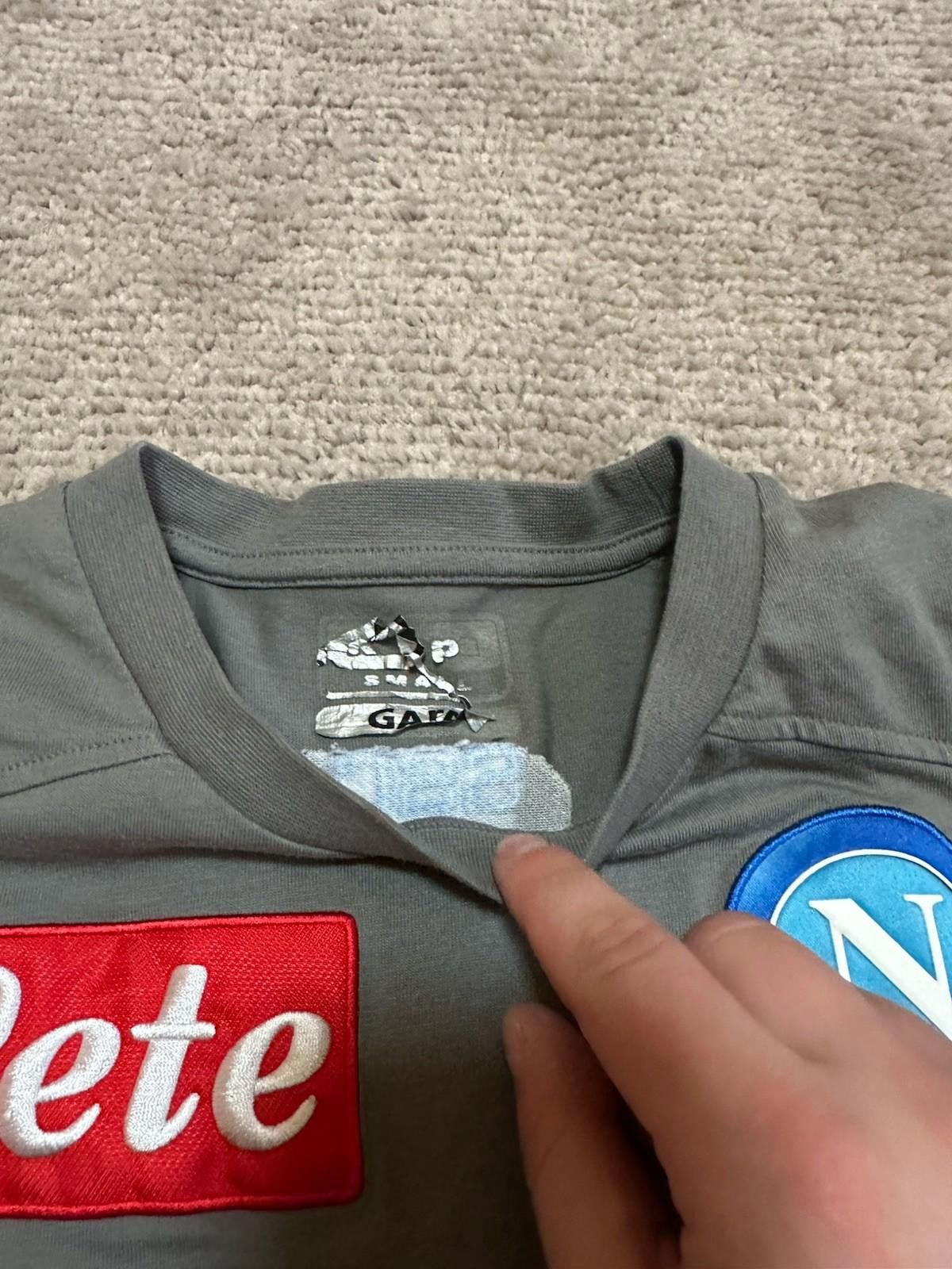 Kappa 2018-19 Napoli Kappa Football Soccer Shirt Sz S Size US S / EU 44-46 / 1 - 4 Thumbnail
