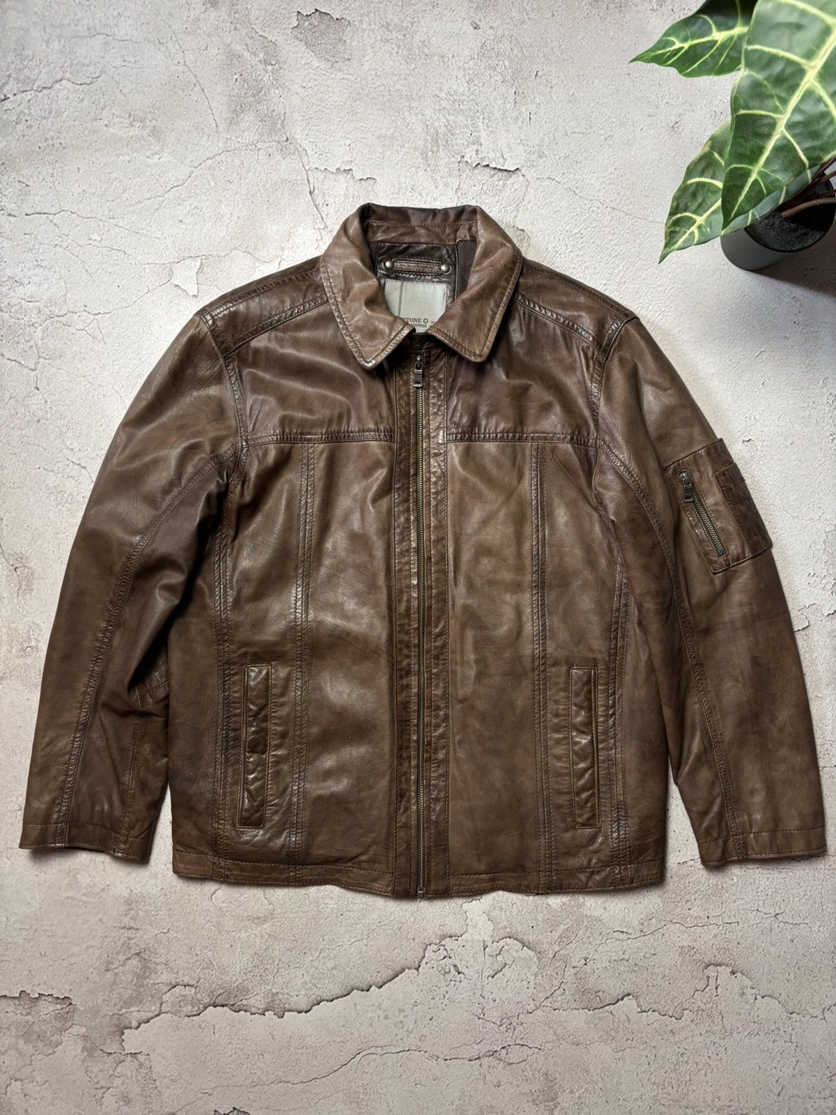 Milestone Milestone Urban Leather Jacket Genuine Lamb Leather Size US S / EU 44-46 / 1 - 1 Thumbnail