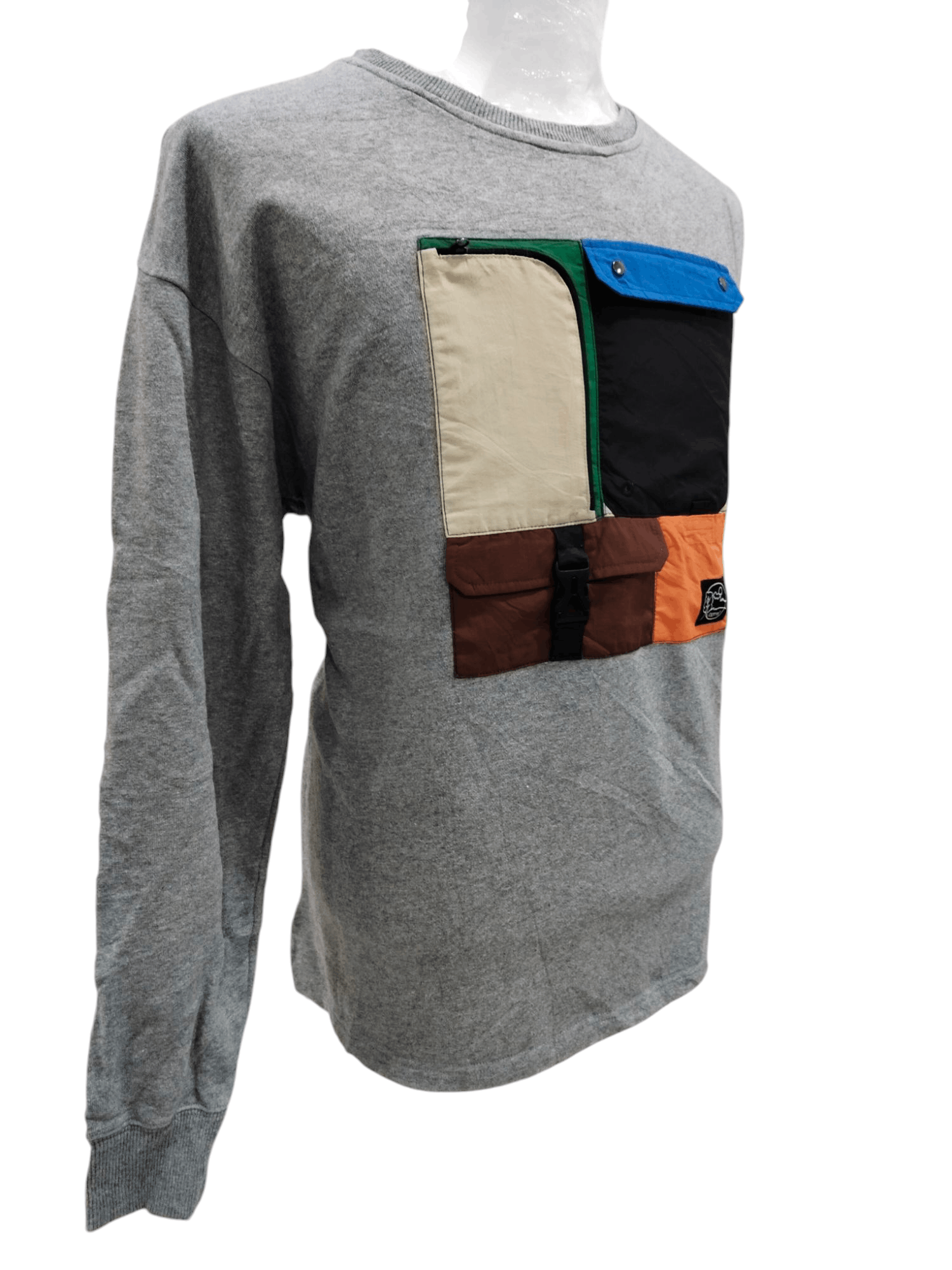 Hysteric Glamour × Japanese Brand × Yohji Yamamoto Rare Colourful Multipocket Yohji Yamamoto Style Sweatshirt Size US XL / EU 56 / 4 - 2 Thumbnail