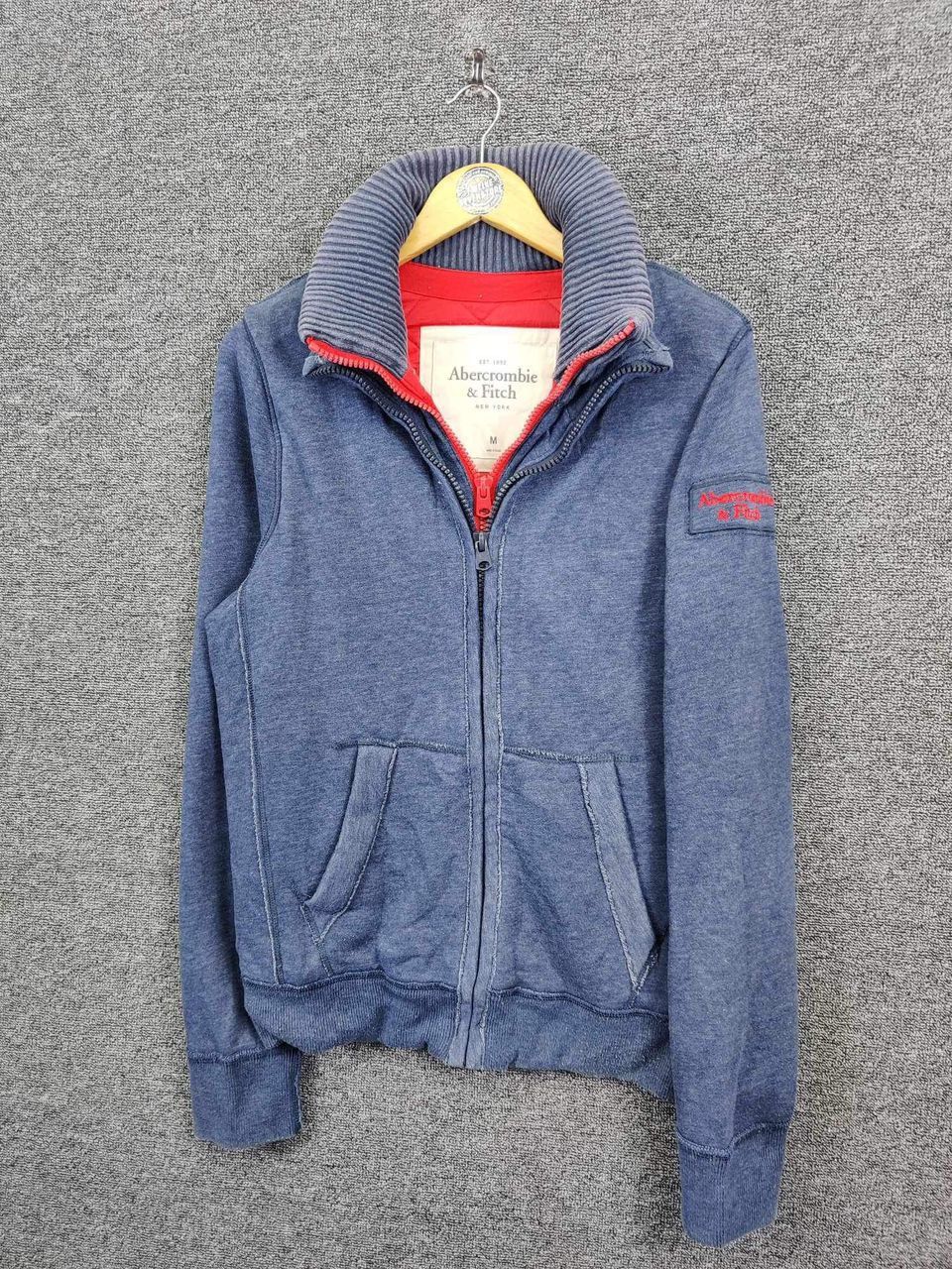 Abercrombie & Fitch Vintage Abecrombie Fitch Sweater Zipper Jacket Size US M / EU 48-50 / 2 - 2 Thumbnail