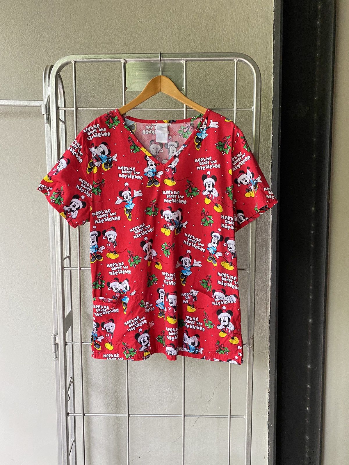 Mickey Mouse Mickey Mouse vintage v neck blouse Size ONE SIZE - 17 Thumbnail