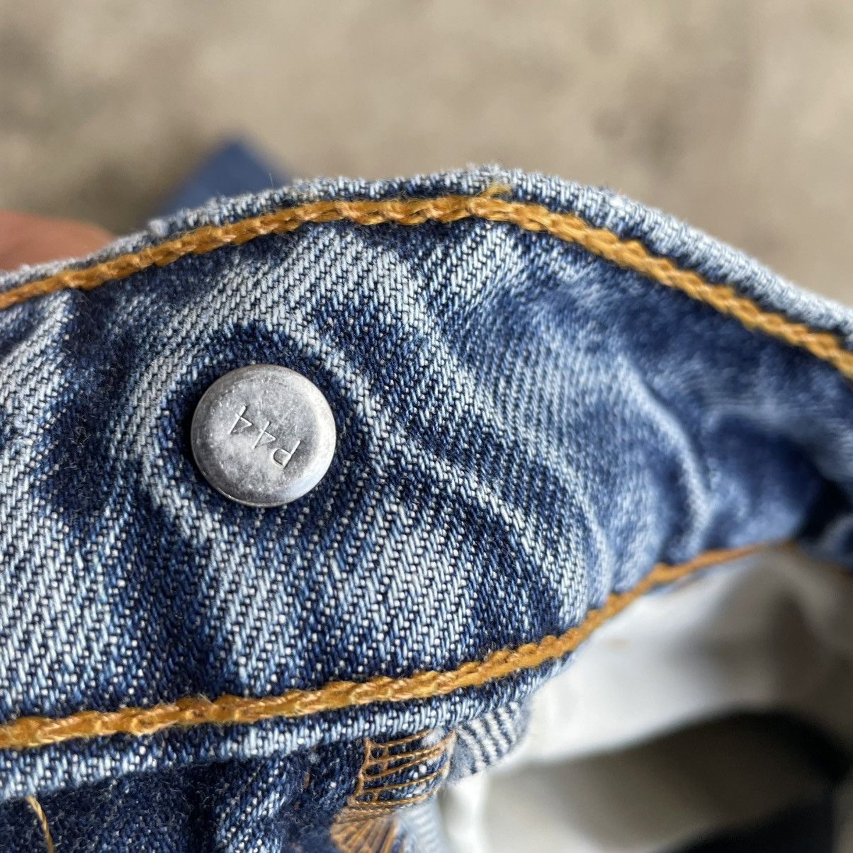 Levi's Vintage Clothing 🔥Vintage Levis 617 Orange Tab Stoned Washed Distress Jeans Size US 31 - 13 Thumbnail