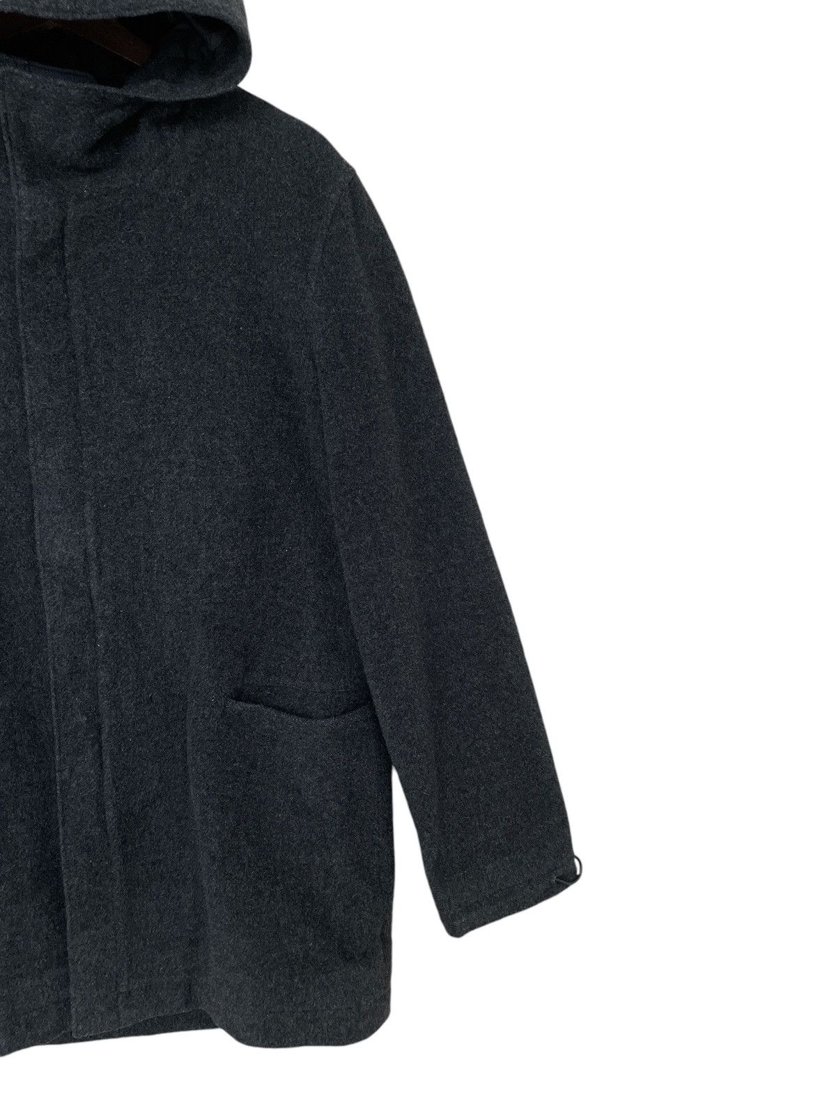 Japanese Brand × PPFM Vintage Japanese Brand PPFM Wool Hoodie Parka 1990s Size US M / EU 48-50 / 2 - 6 Thumbnail