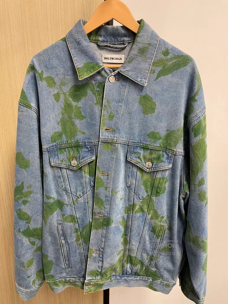 Balenciaga Balenciaga jean jacket Size XXS / US 00 / IT 34 - 1 Thumbnail