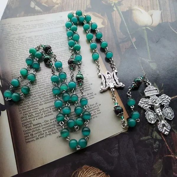 VIBE St Benedict Crucifix Cross Rosary Necklace Size ONE SIZE - 4 Thumbnail