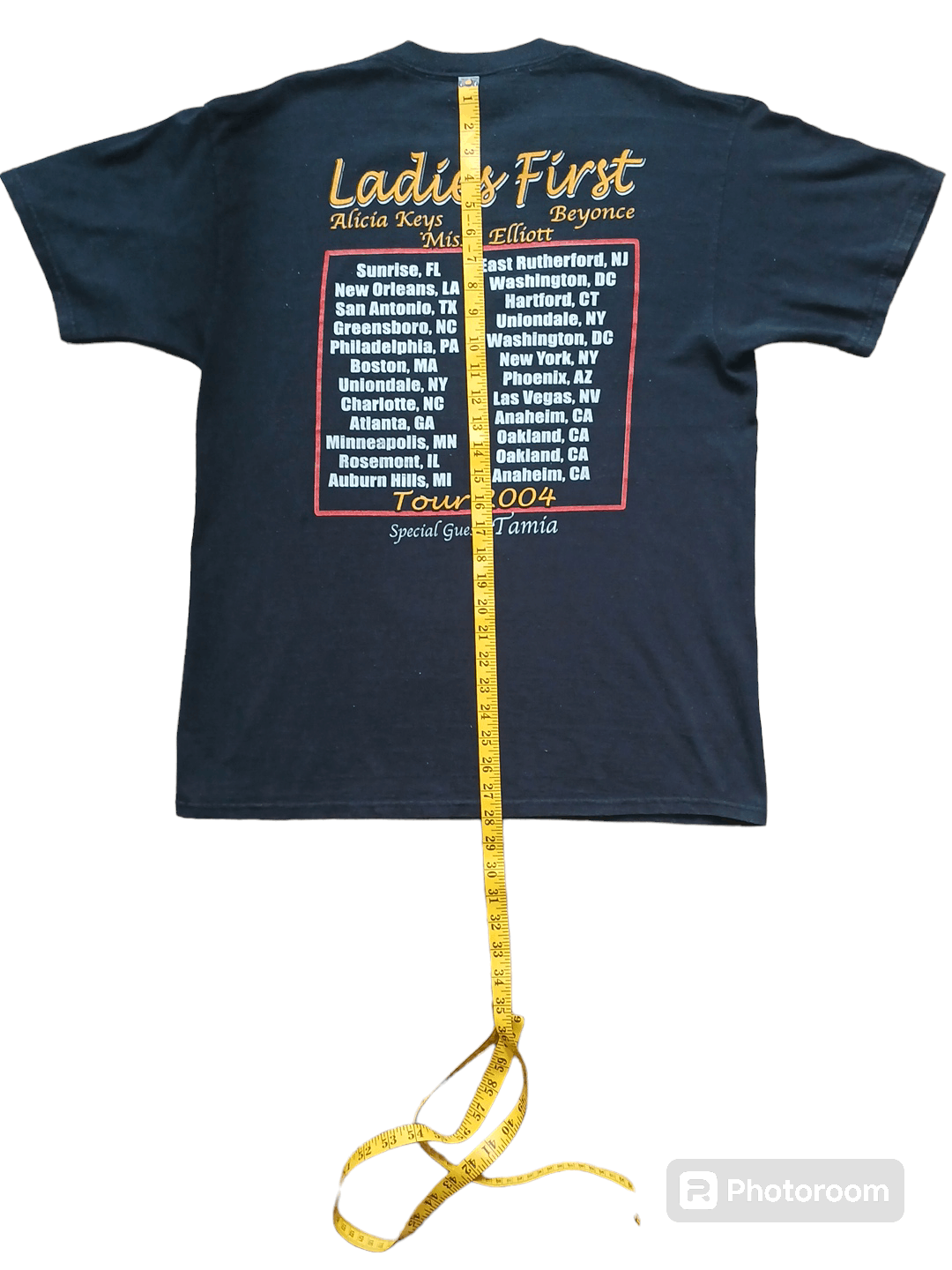 Beyonce × Rap Tees × Vintage 2004 Ladies First Tour Beyoncé Missy Elliot Alicia Keys Tee Size US L / EU 52-54 / 3 - 5 Thumbnail