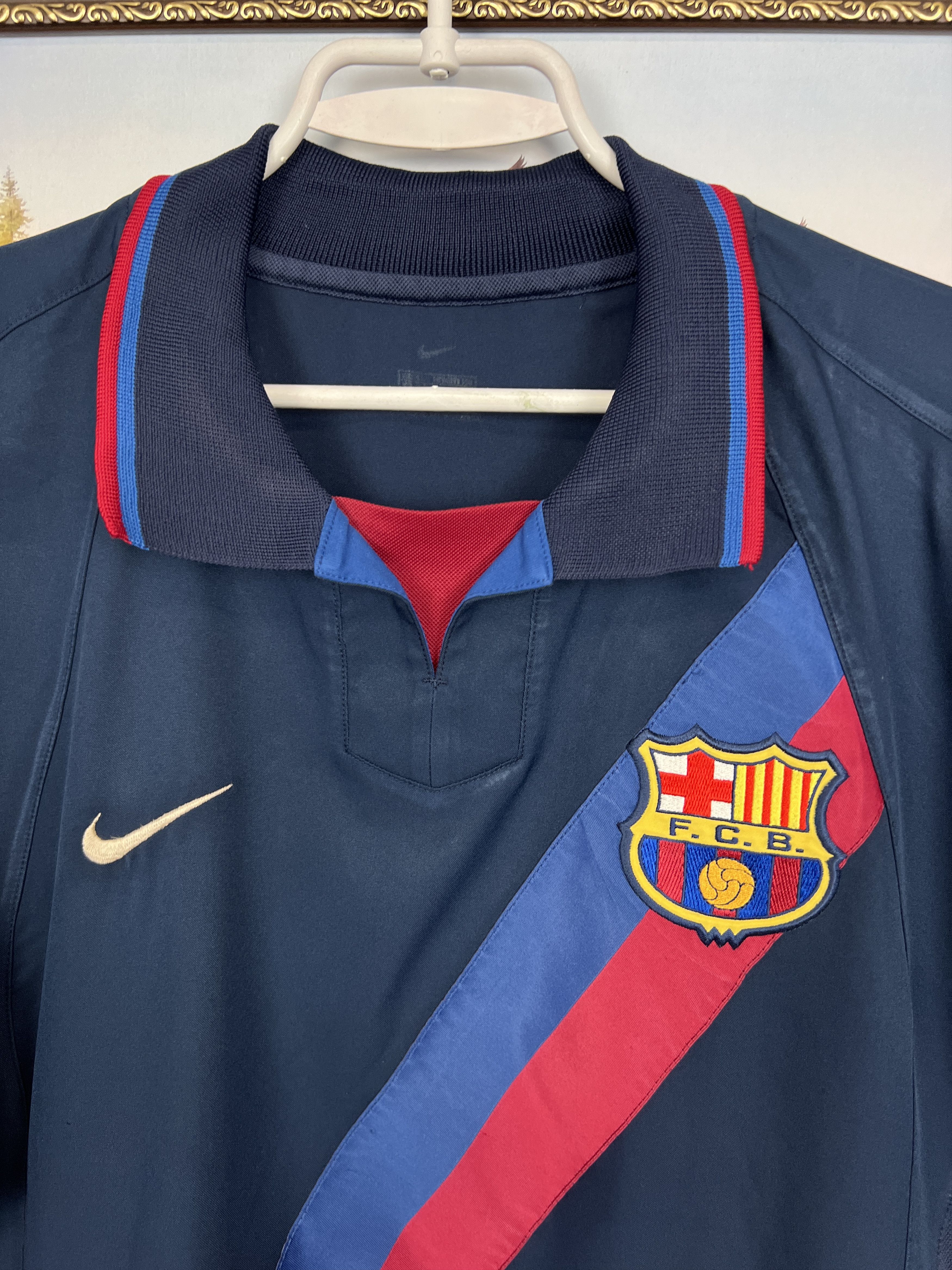Nike Barcelona football shirt 2002 Soccer Nike Jersey Tee Hype Size US L / EU 52-54 / 3 - 3 Thumbnail