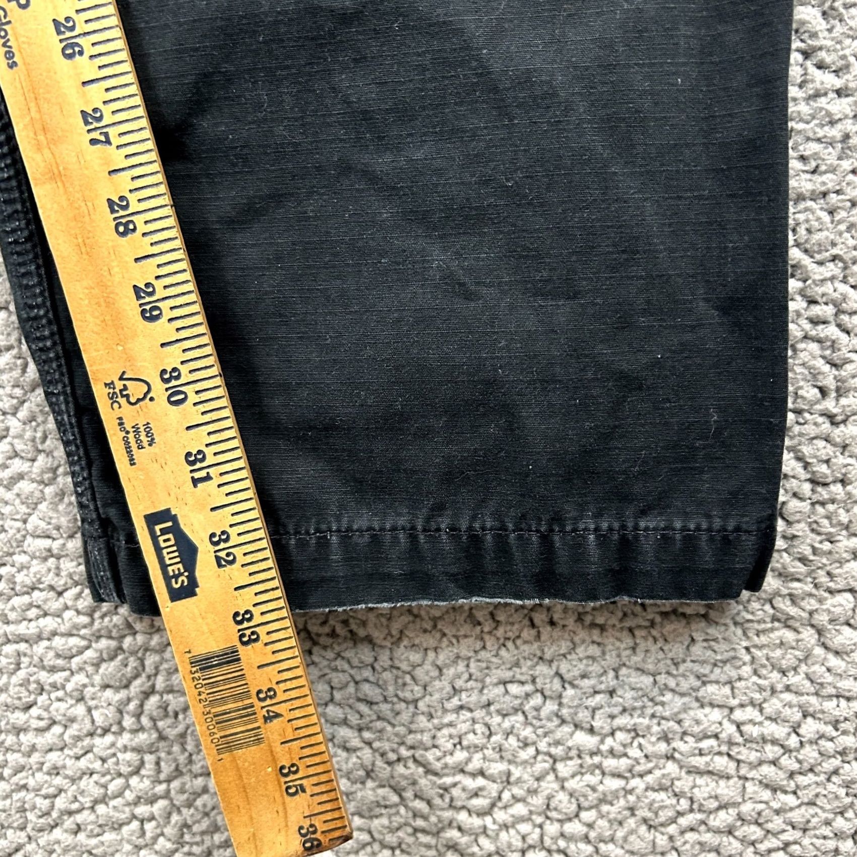 Carhartt Carhartt Duck Double Knee Dungaree Jeans Black 38x34 Mens Regular 38in Inseam Cotton Denim Construction Work Pants USA Fit B3421 BLK Size US 38 / EU 54 - 5 Thumbnail