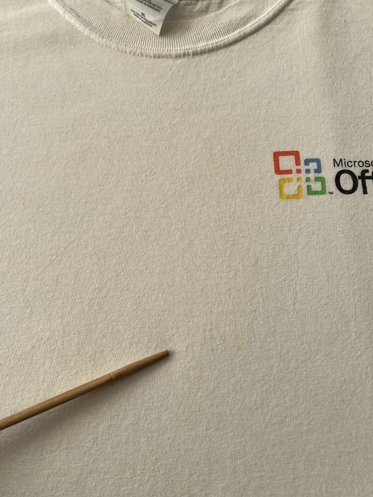 Microsoft Vintage 2003 Microsoft Office Technology Promo T-shirt Size US XL / EU 56 / 4 - 6 Thumbnail