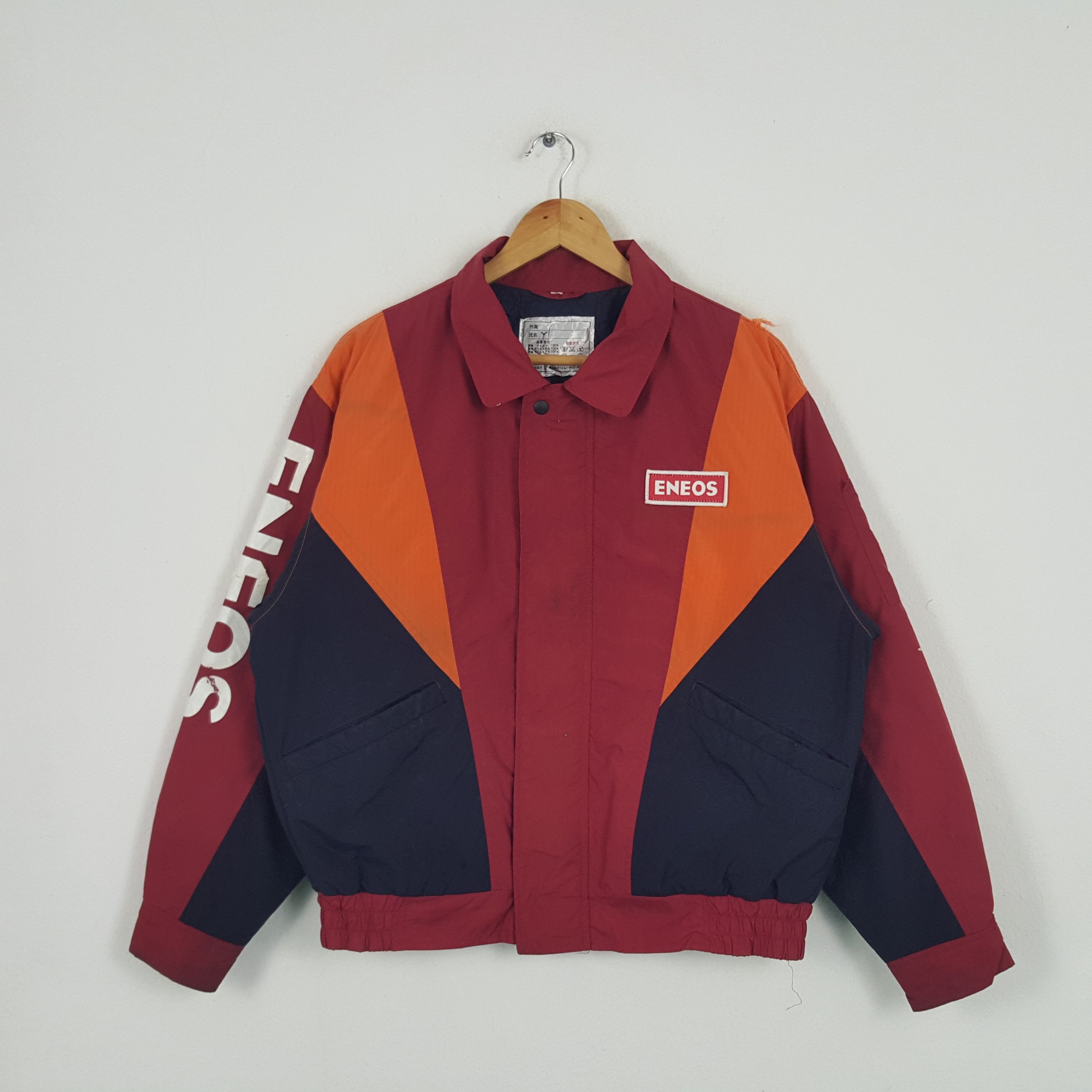 Japanese Brand × Vintage Vintage Eneos Japanese Oil Campany Work Jacket Size US L / EU 52-54 / 3 - 1 Thumbnail