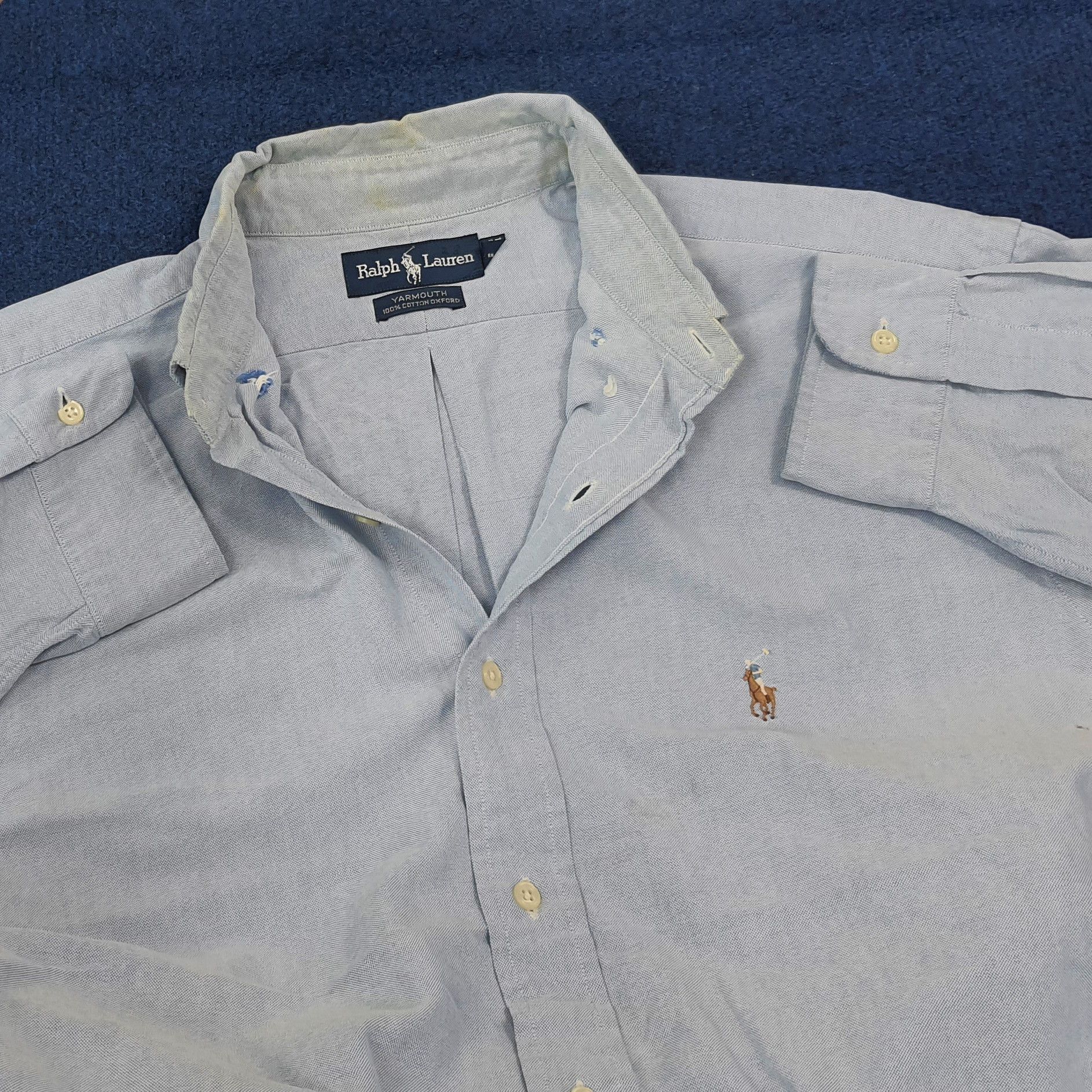 Polo Ralph Lauren Vintage Polo by Ralph Lauren Casual Button Up Shirt C276N11 Size US XXL / EU 58 / 5 - 4 Thumbnail