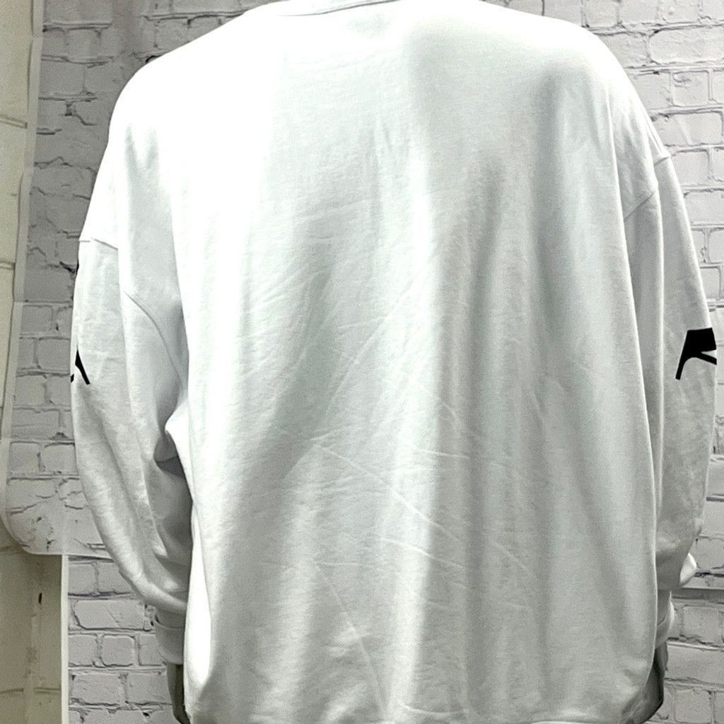 Alexander McQueen Alexander McQueen Oversized Logo Sweatshirt – White Size US L / EU 52-54 / 3 - 7 Thumbnail