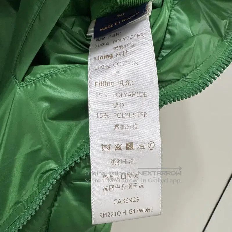 Louis Vuitton Louis Vuitton Men's Green Nylon Puffer Vest . Size US L / EU 52-54 / 3 - 4 Thumbnail