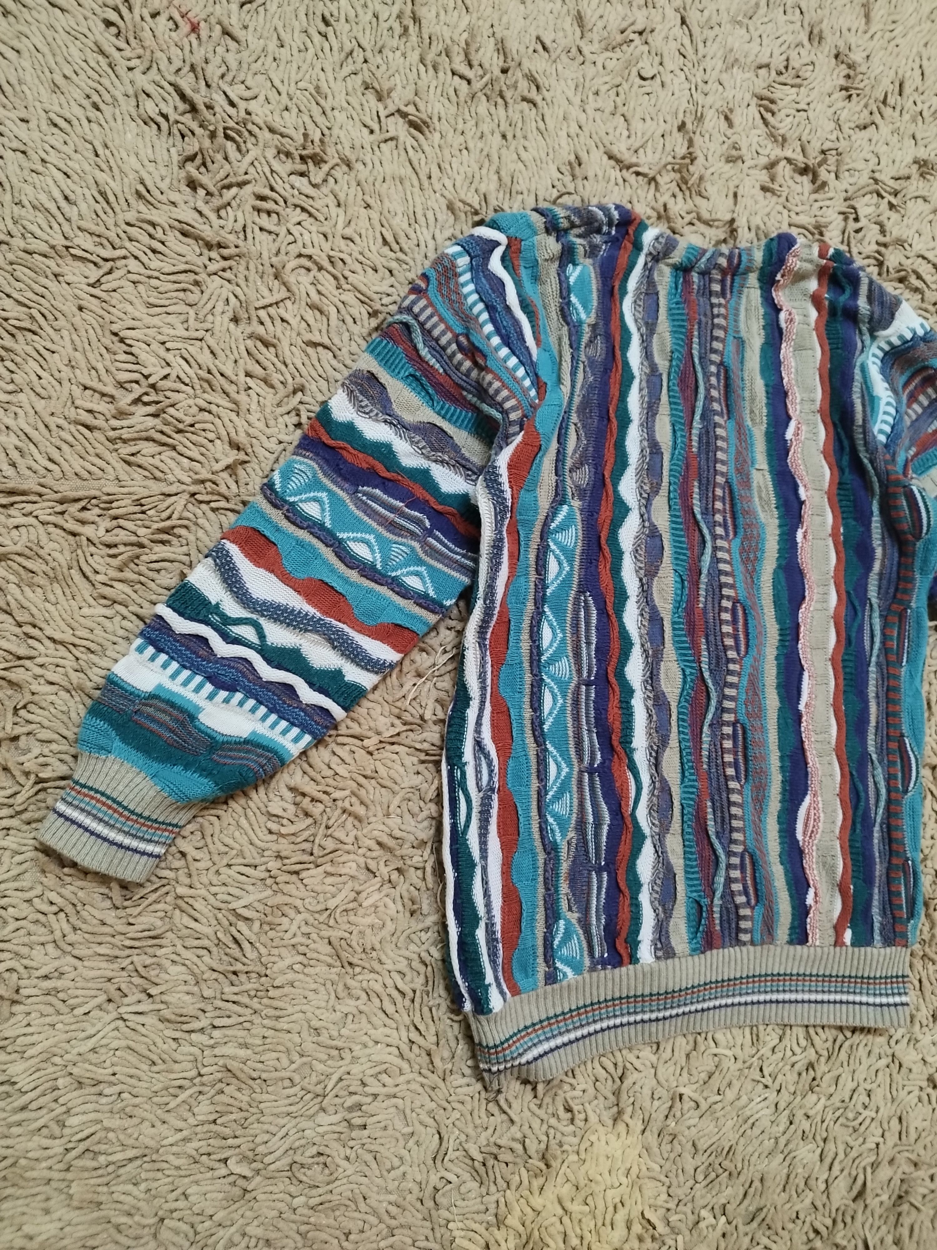 Coogi Urban Renewal One-Of-A-Kind Inspired Coogi Cardigan style Size US M / EU 48-50 / 2 - 8 Thumbnail