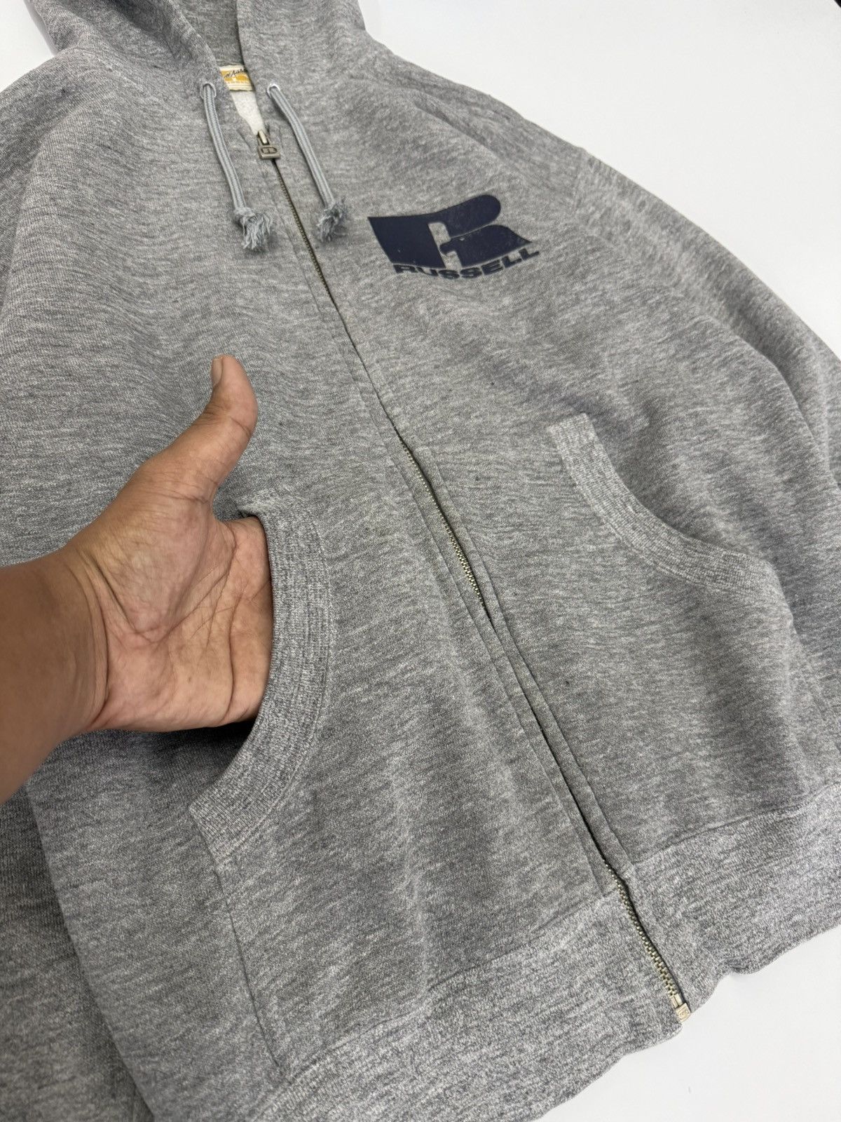 Russell Athletic 🔥 Russel Athletic Japan Produce Logo Zipper Hoodie 3 blend Size US S / EU 44-46 / 1 - 4 Thumbnail