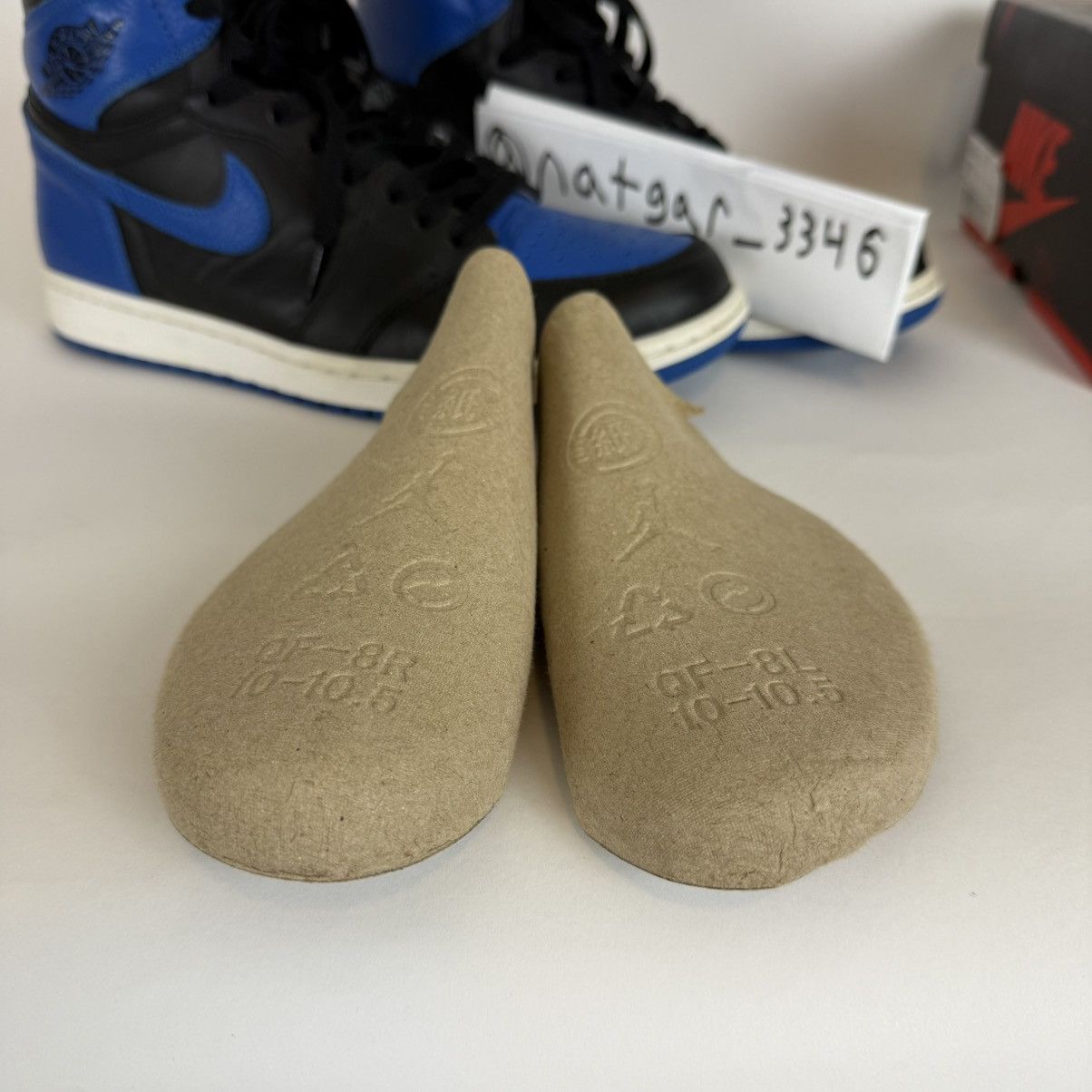 Jordan Brand × Nike Size 10.5-Jordan 1 Royal Blue 2017- NEAR BRAND NEW! Size US 10.5 / EU 43-44 - 13 Thumbnail