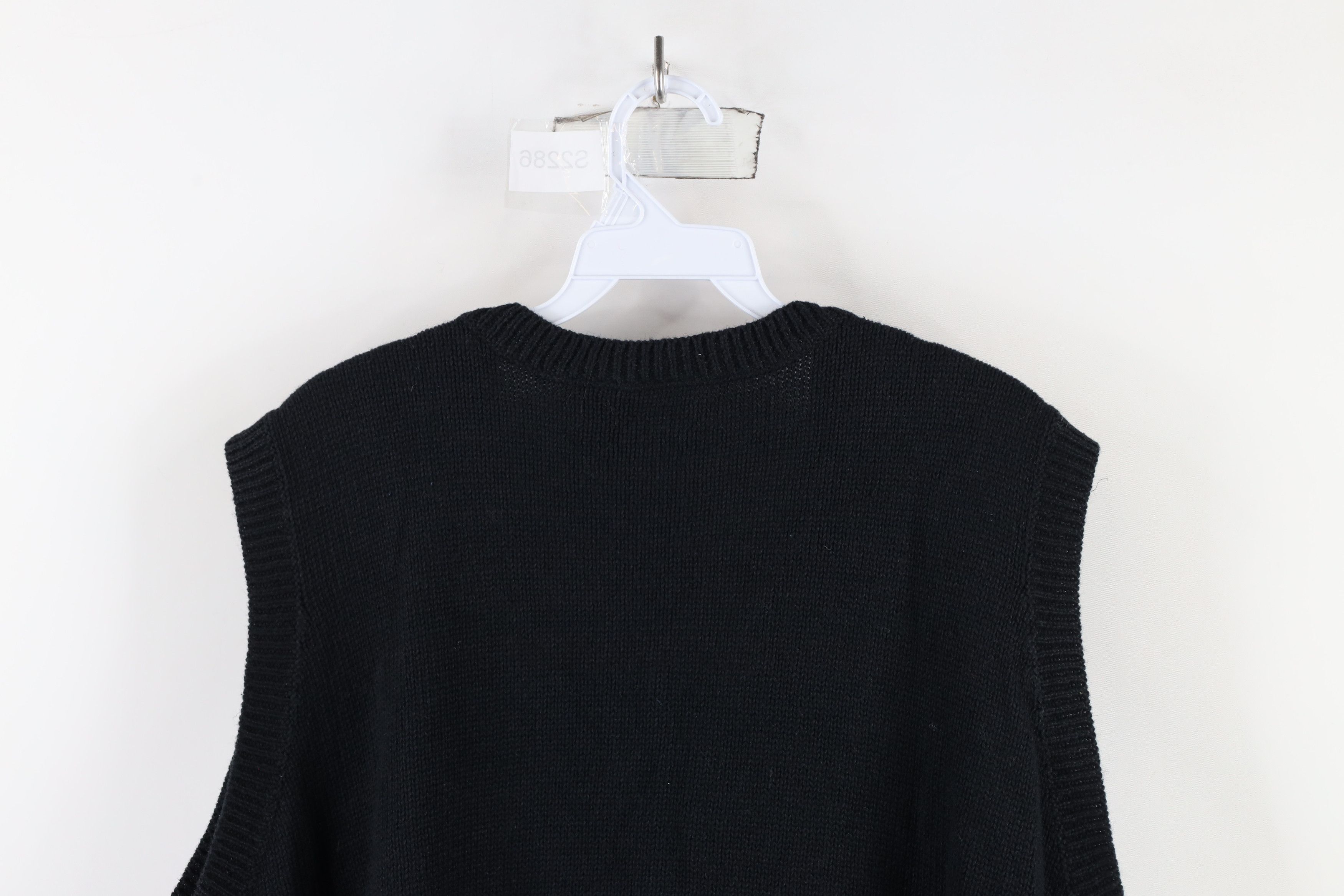 Vintage Vintage 90s Streetwear Halloween Knit Cardigan Sweater Vest Size XL / US 12-14 / IT 48-50 - 14 Thumbnail