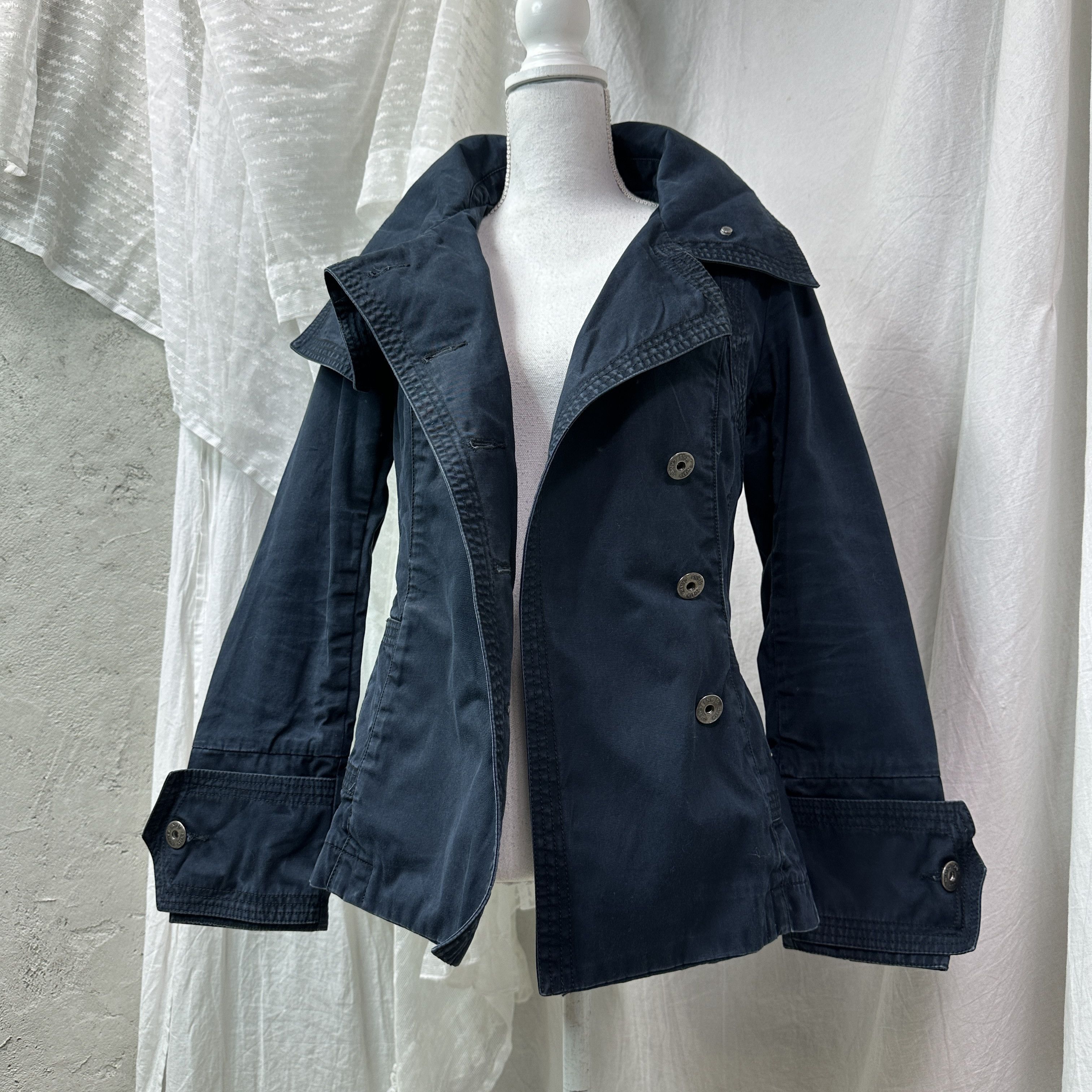 Calvin Klein Vintage Asymmetrical Big Collar Calvin Klein Military Blazer Size M / US 6-8 / IT 42-44 - 6 Thumbnail
