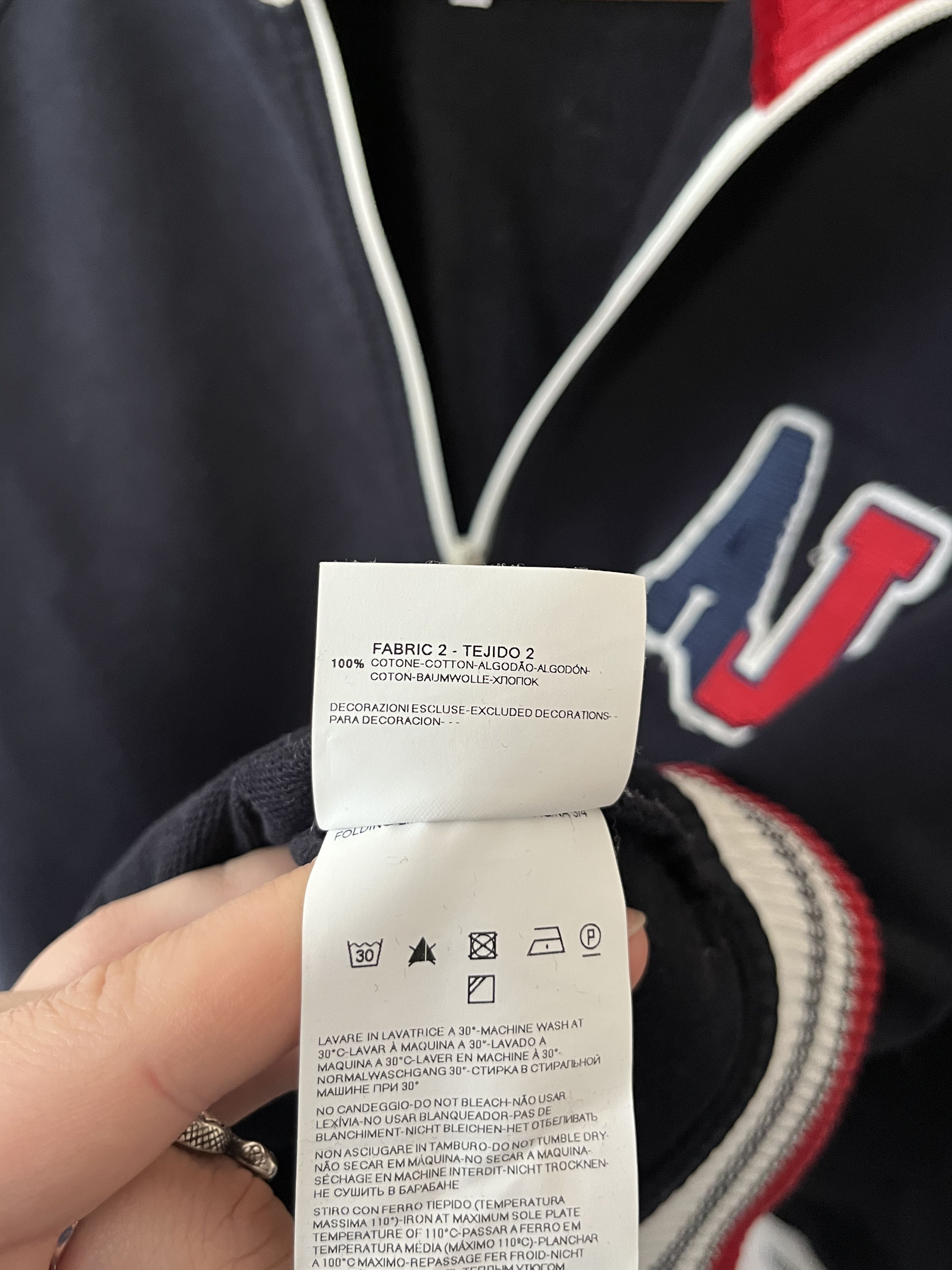 Armani Armani Jeans Vintage AJ Zip Sweatshirt Track Jacket Blue Size US L / EU 52-54 / 3 - 10 Thumbnail