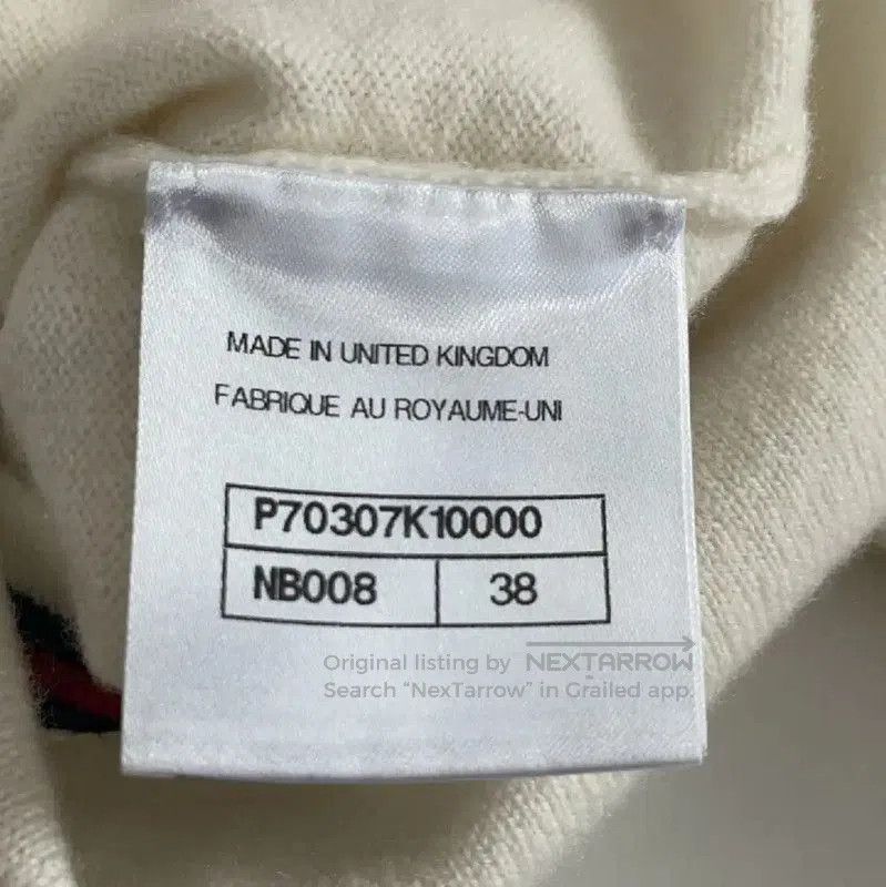 Chanel Chanel White Cashmere Knit Sweater with 5 Print . Size M / US 6-8 / IT 42-44 - 4 Thumbnail