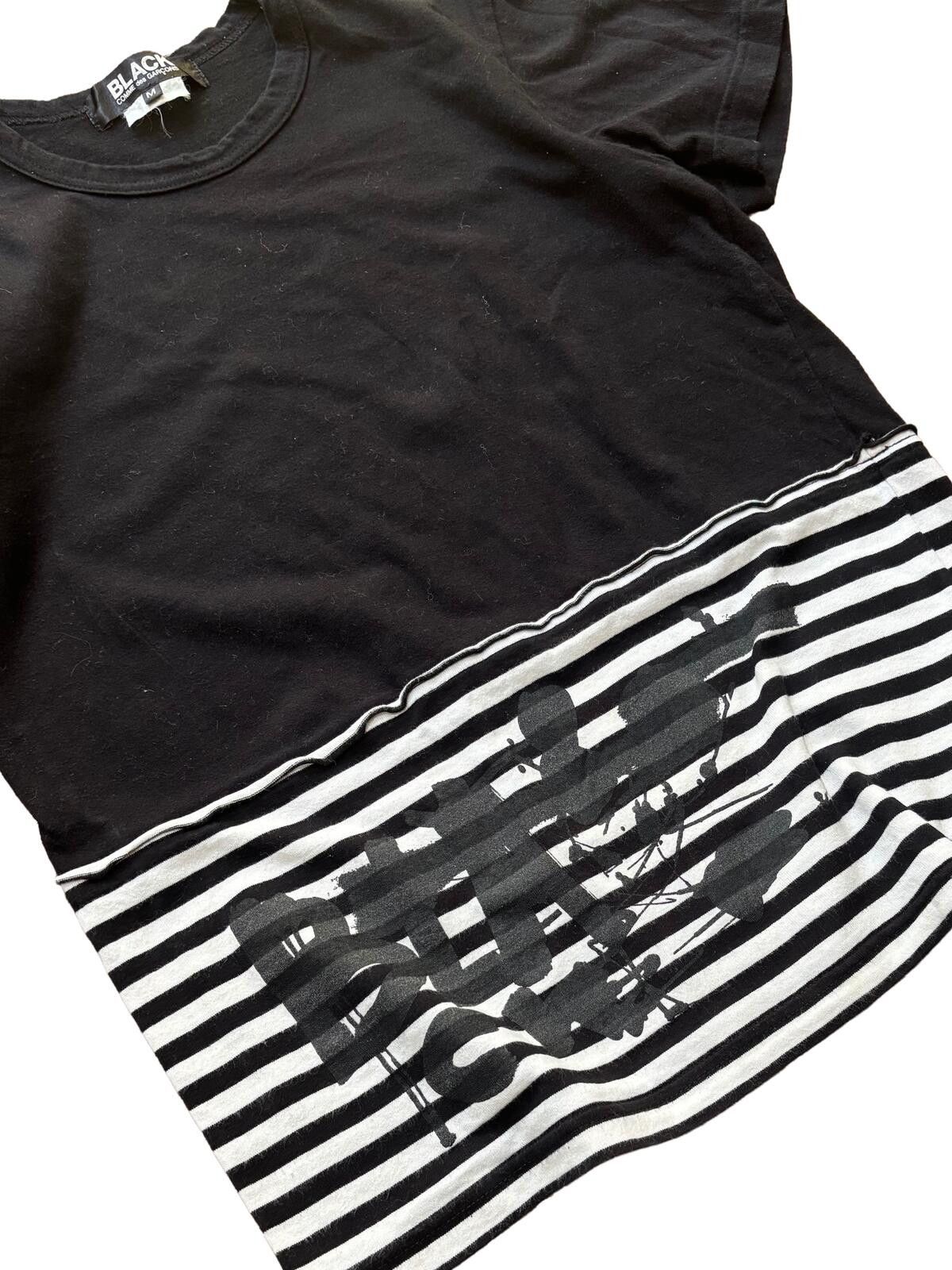 Comme des Garcons Black CDG Graphic Tee Black S Size US S / EU 44-46 / 1 - 2 Thumbnail