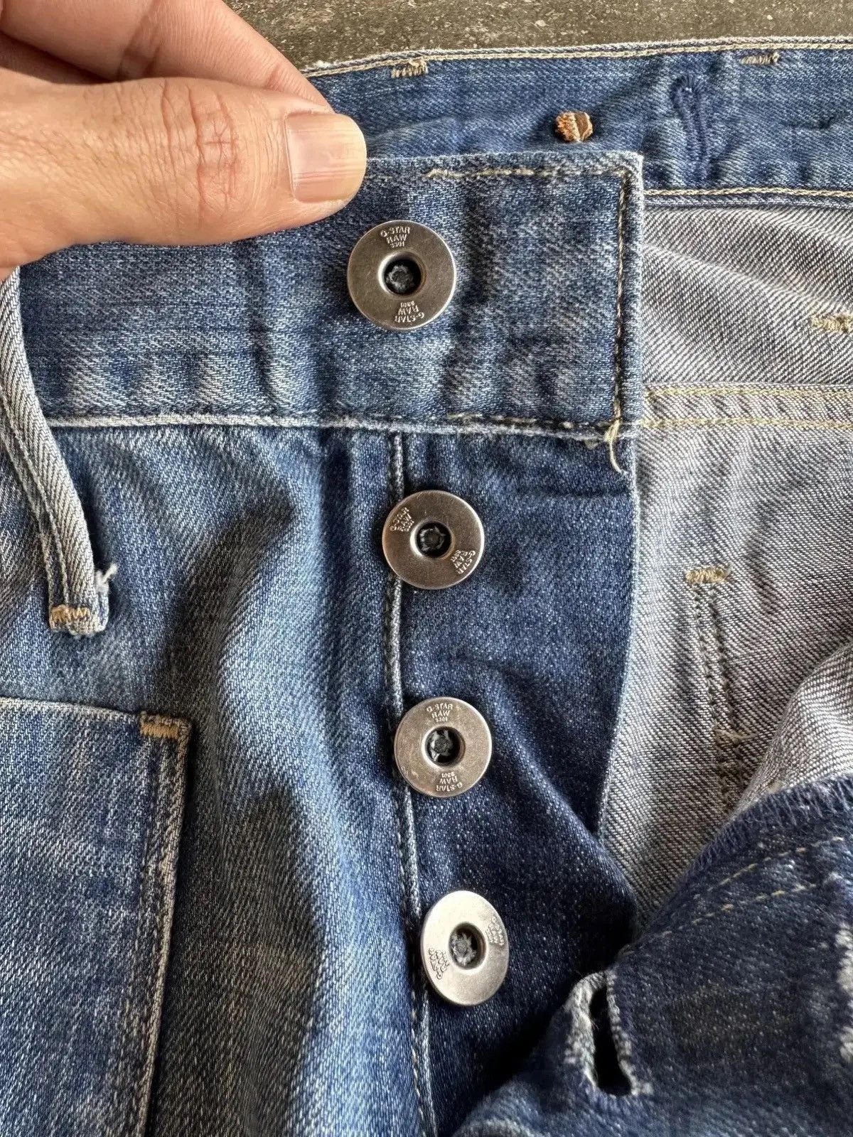 Vintage SICKS 💥💥 VINTAGE G-STAR RAW DENIM SAILOR PANTS Size US 31 - 8 Thumbnail