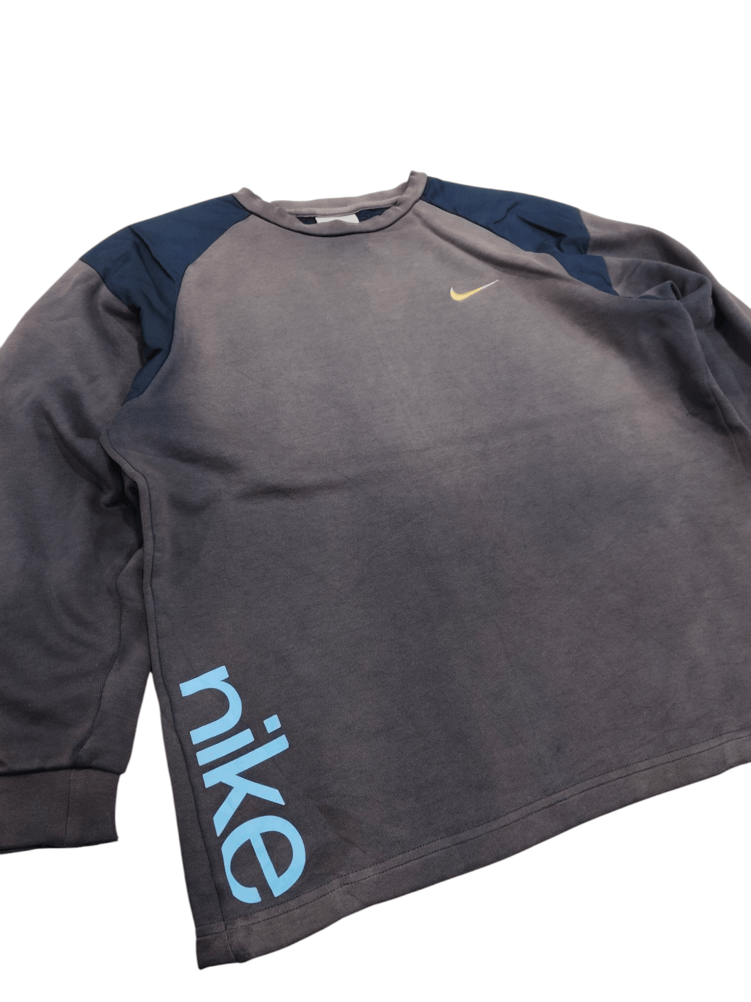 Japanese Brand × Nike Nike Faded Embroidery Logo Sweatshirt Size US L / EU 52-54 / 3 - 2 Thumbnail