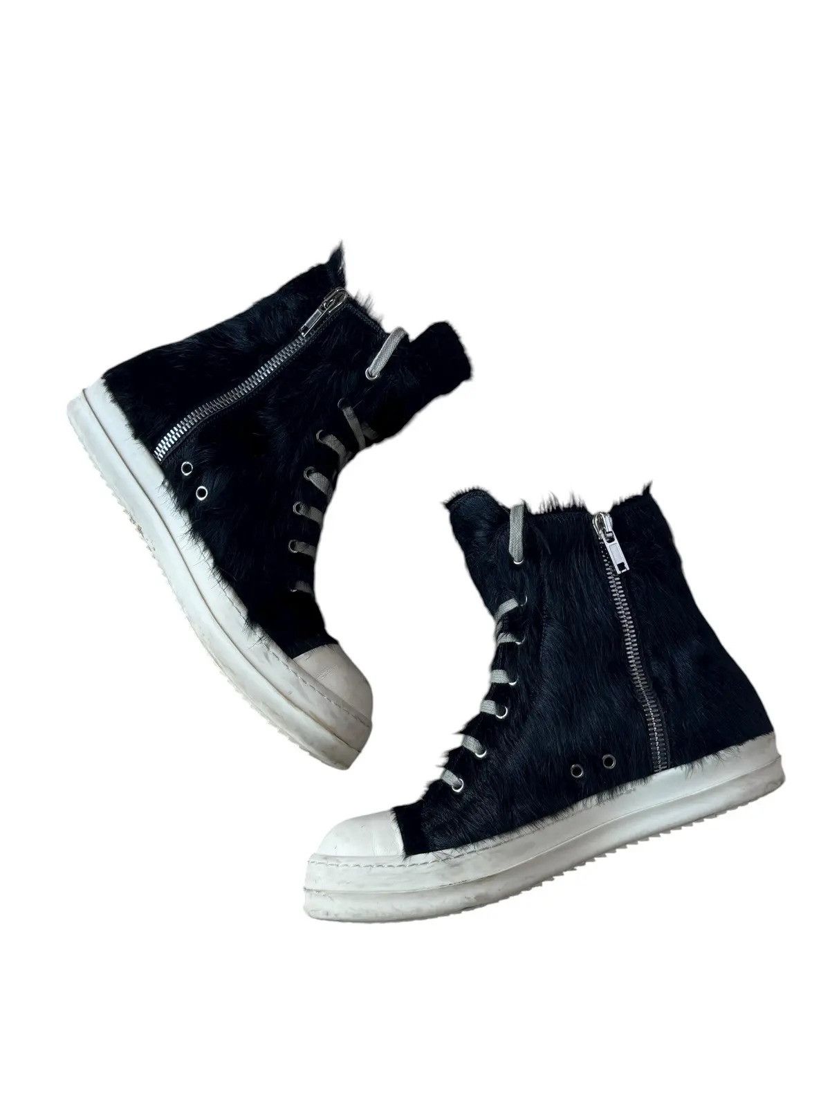 Rick Owens High Top Ramones Size US 11 / EU 44 - 2 Thumbnail