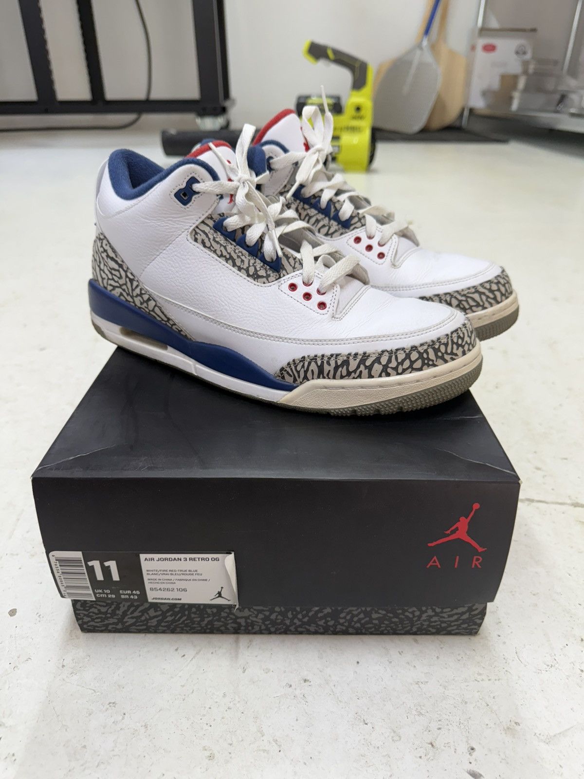 Jordan Brand Jordan 3 true blue Size US 11 / EU 44 - 1 Thumbnail