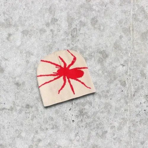 Other 🕷☠️ Japanese style Beanie hat Spider pattern y2k ⚡️ Size ONE SIZE - 3 Thumbnail