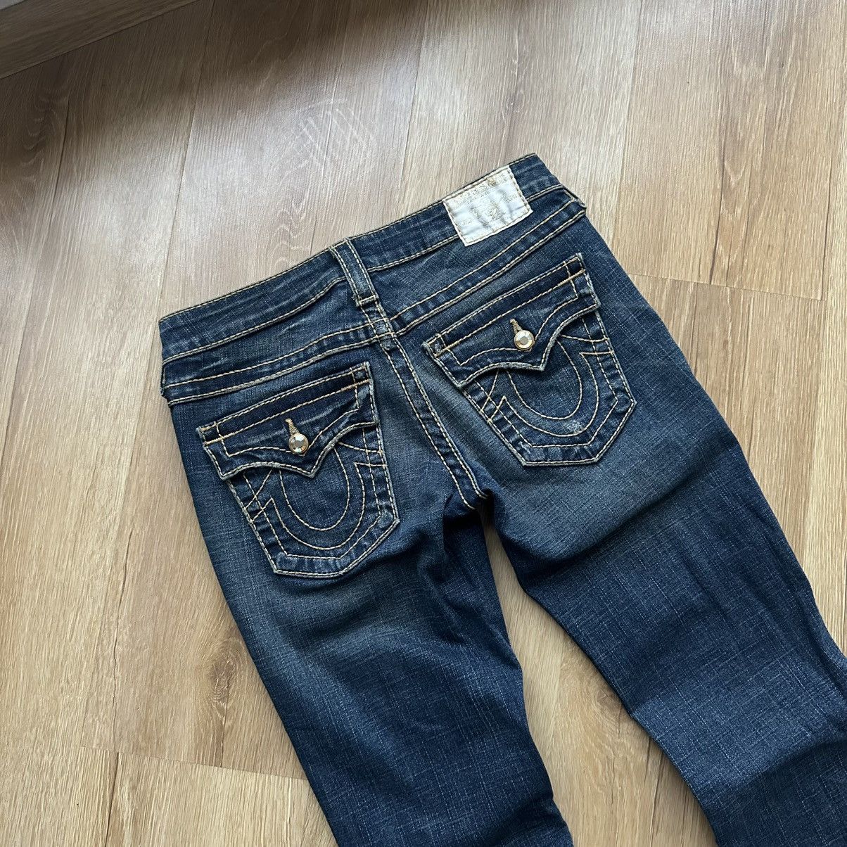 True Religion True Religion Swarowski Crystals Y2K Low Rise Skinny Jeans Size 27" / US 4 / IT 40 - 3 Thumbnail