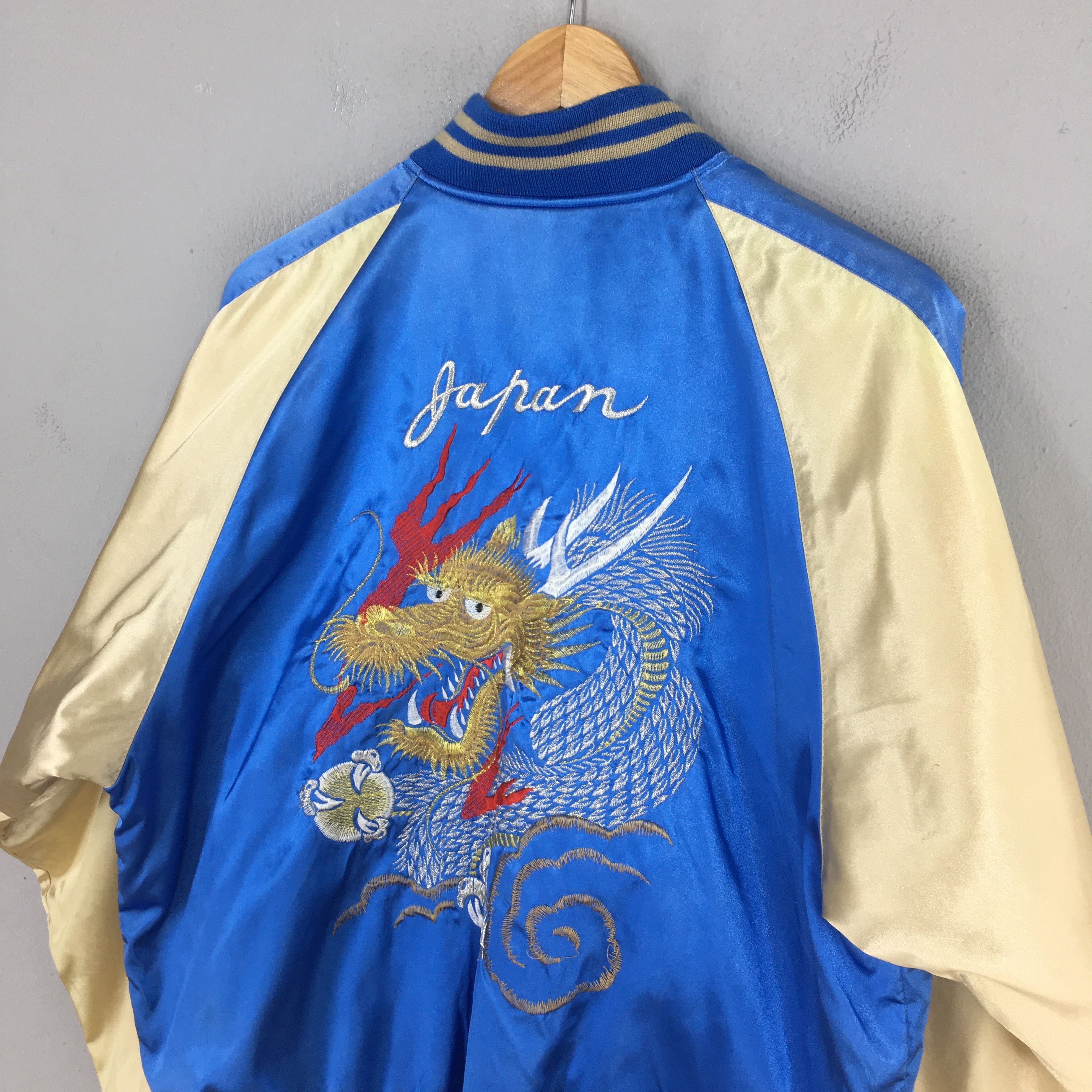 Japanese Brand Vintage 90s Hoshihime Sukajan Yokosuka Souvenir Jacket L Size US L / EU 52-54 / 3 - 11 Thumbnail