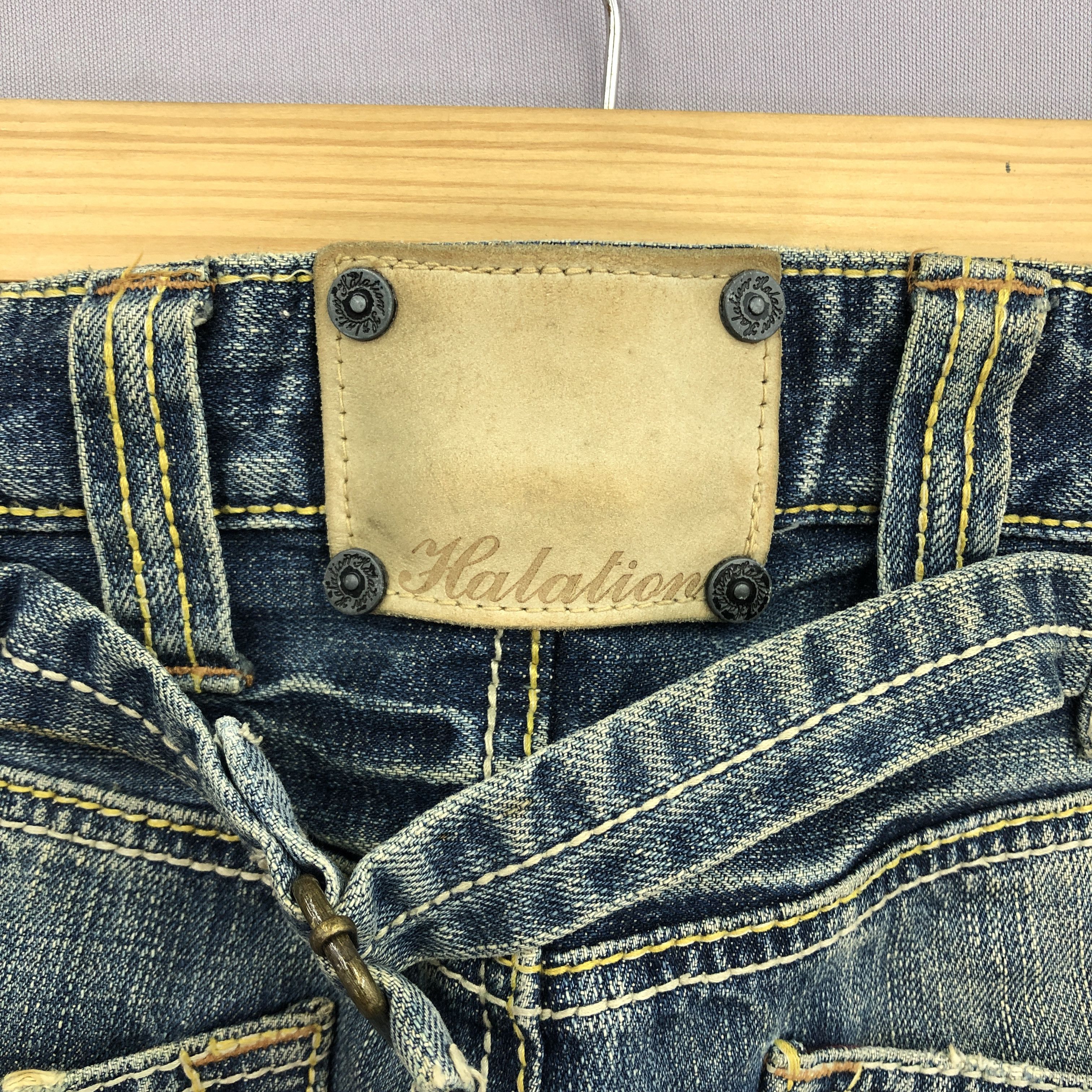 Japanese Brand Vintage Japanese Selvedge Jeans Halation Buckle Denim Pants Size US 30 / EU 46 - 5 Thumbnail
