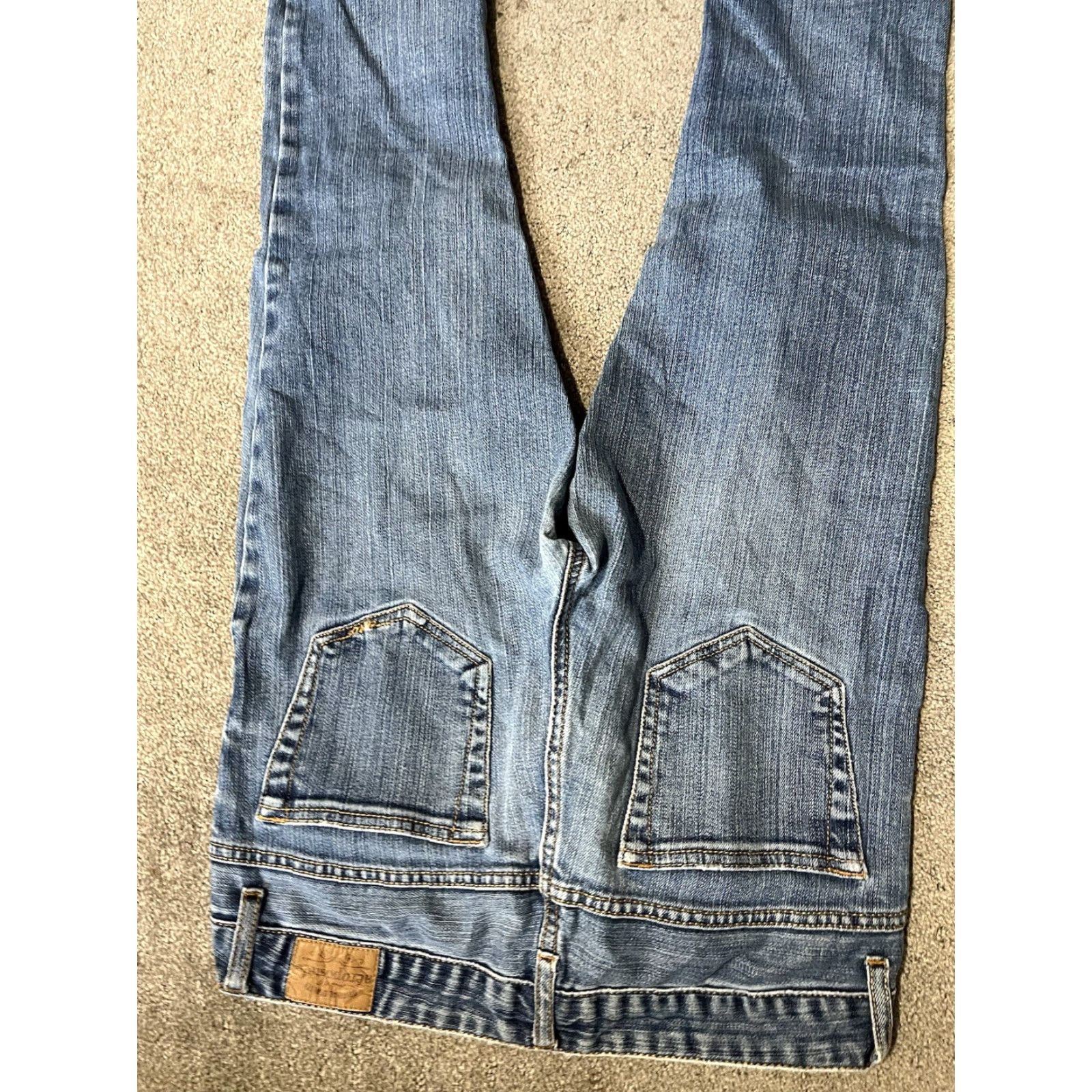 Vintage Aéropostale Ashley Jeans Skinny 3/4 Regular Women Blue Denim Size 26" / US 2 / IT 38 - 2 Thumbnail