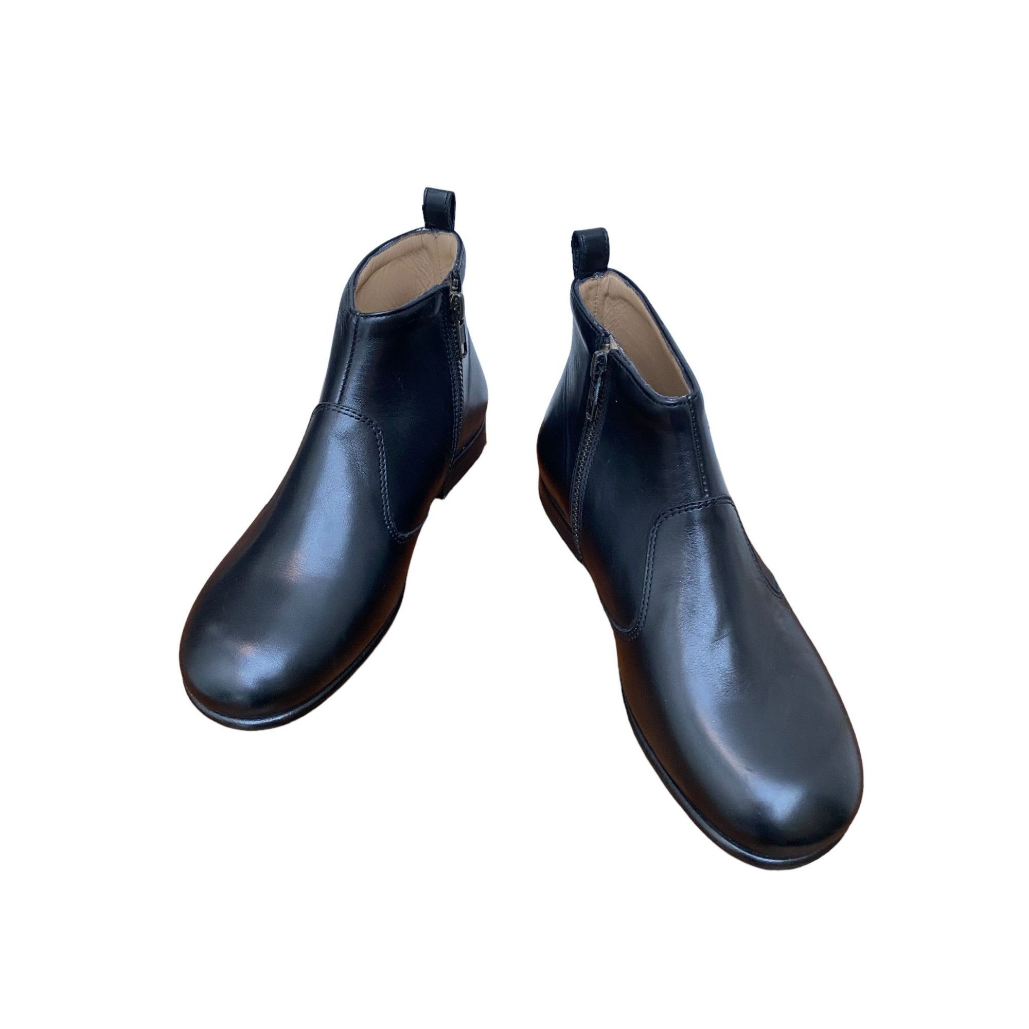 A.P.C. A.P.C Black Leather Boots Size US 4 / IT 34 - 2 Thumbnail