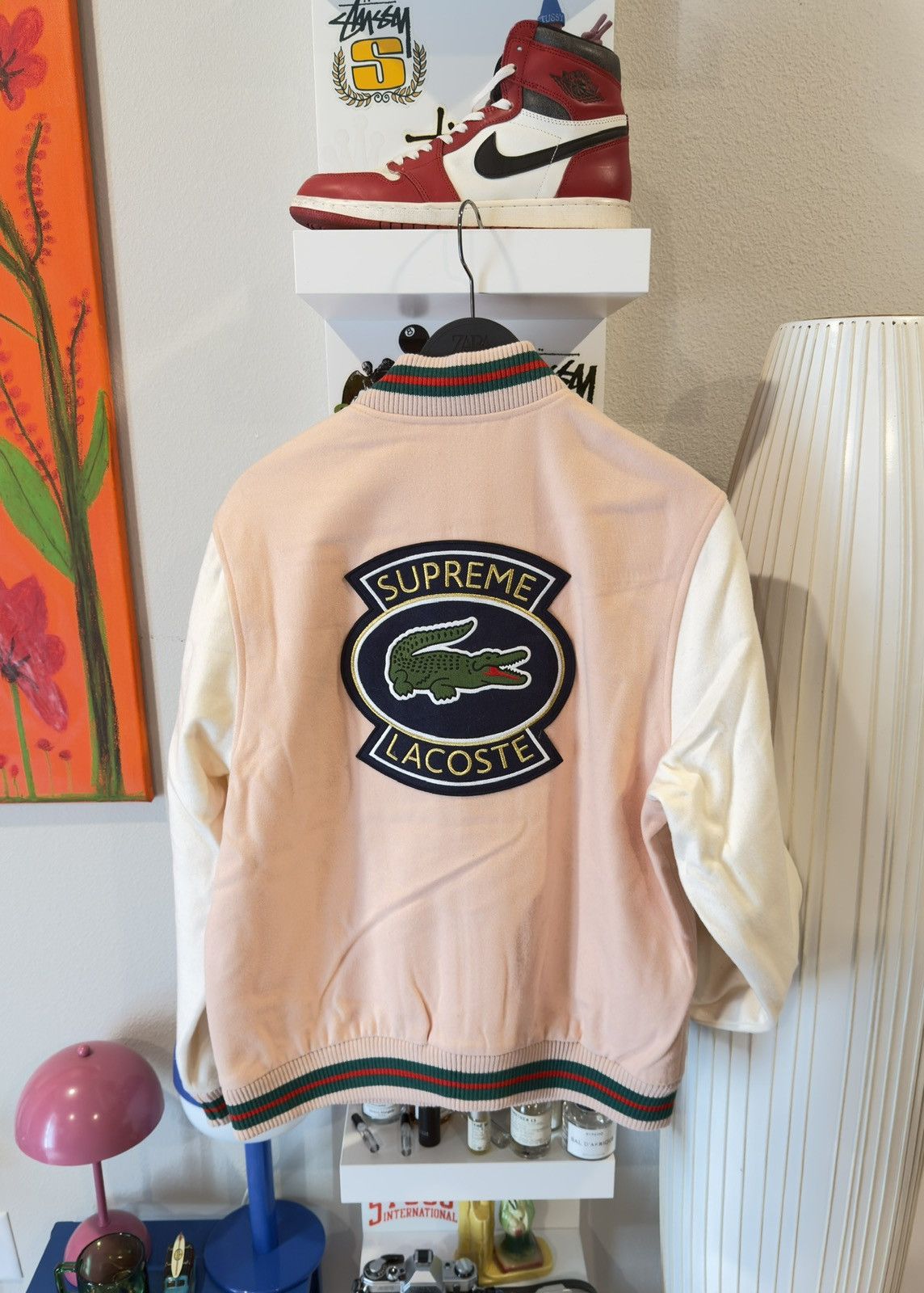 Lacoste × Supreme Supreme x Lacoste Wool Varsity Jacket Size US M / EU 48-50 / 2 - 4 Thumbnail