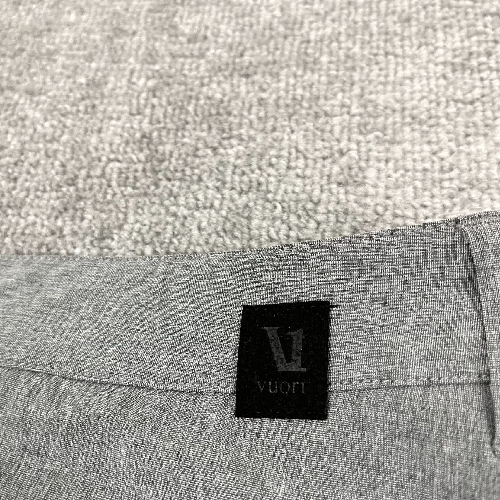 Vuori Vuori Mens Chino Pants 38x32 Gray Regular Straight Pockets 5-Pocket Denim V431 Vintage: No Size US 38 / EU 54 - 5 Thumbnail