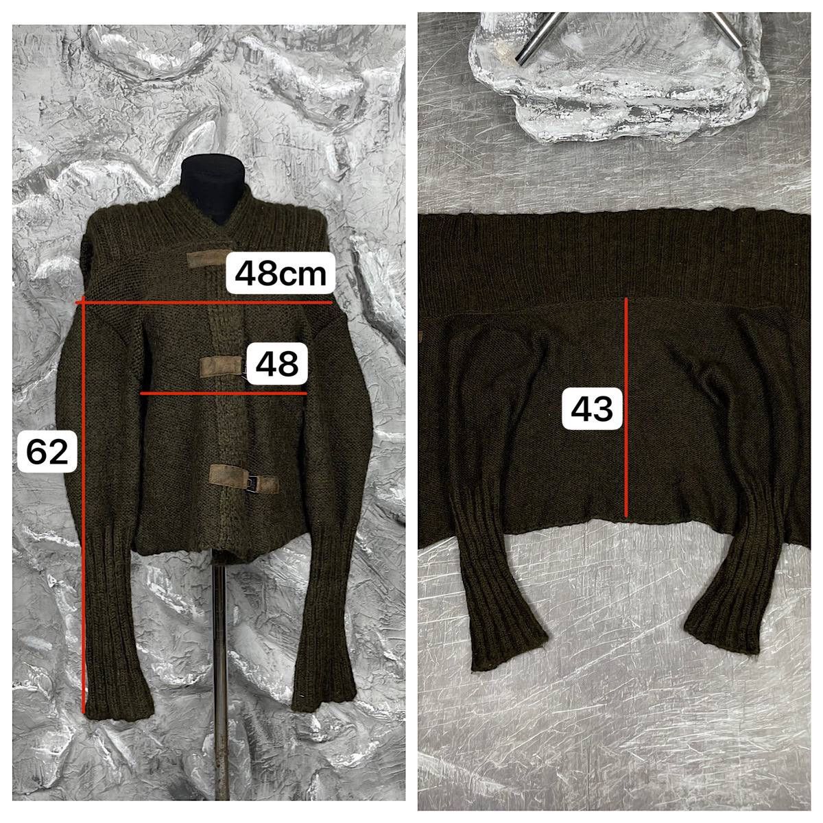 14th Addiction × Japanese Brand × Le Grande Bleu (L.G.B.) Vintage Multifunctional Knit Cardigan Junya Watanabe Style Size US S / EU 44-46 / 1 - 20 Thumbnail