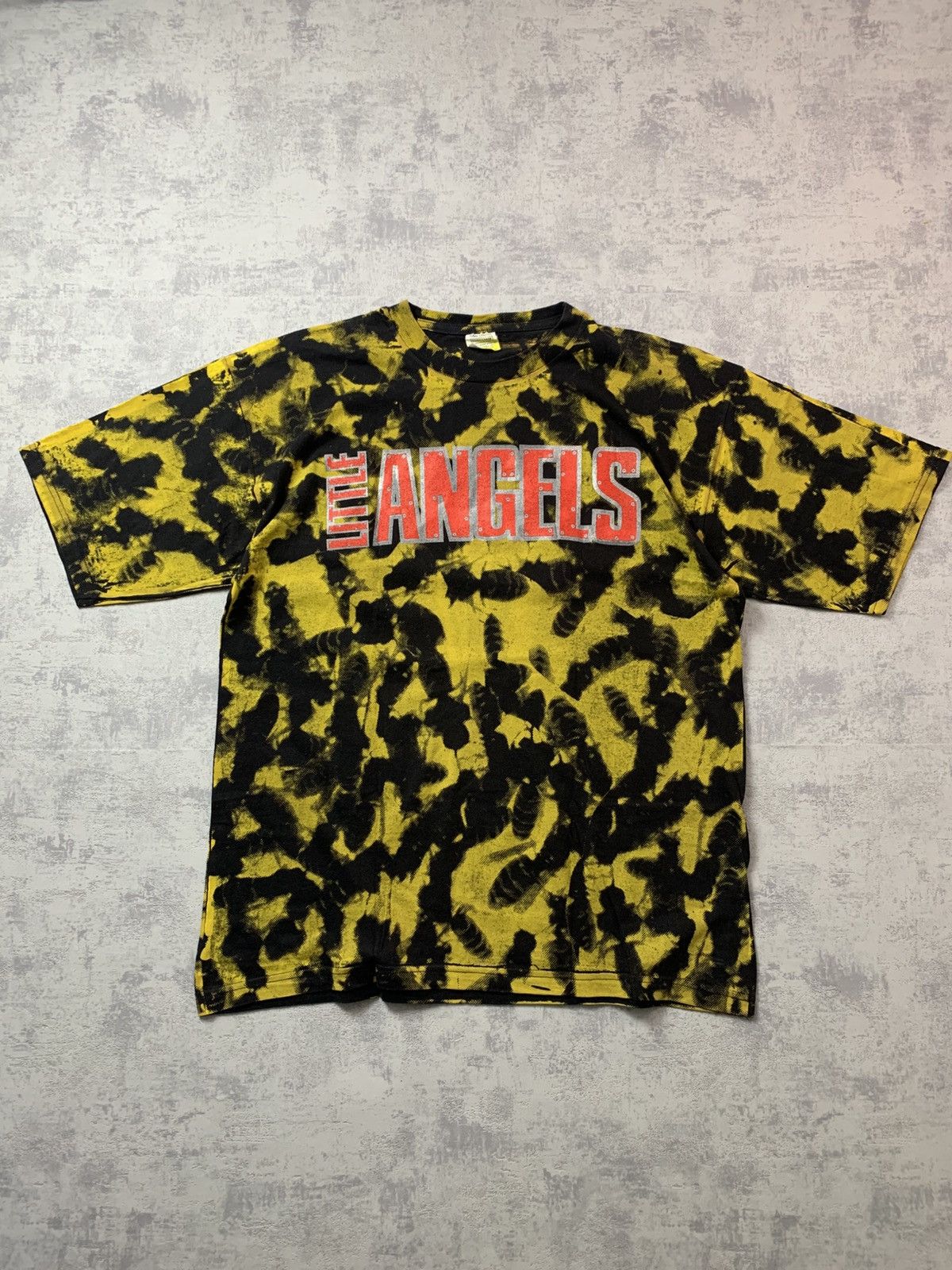 Band Tees × Vintage Vintage 90's LITTLE ANGELS JAM Album All Over Print Band Tee Size US XL / EU 56 / 4 - 1 Thumbnail