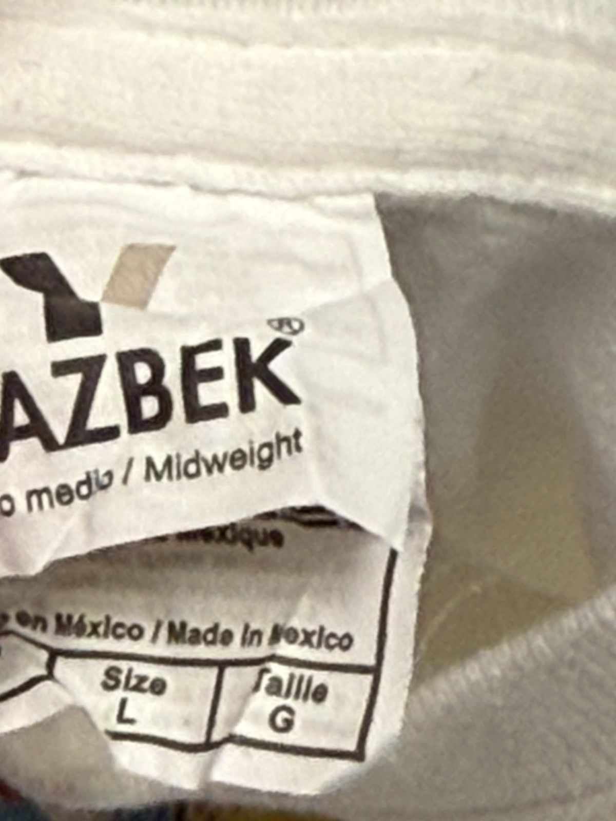 Vintage Vintage Yazbek Mexico Map Logo Tee Shirt Large White Size US L / EU 52-54 / 3 - 4 Thumbnail