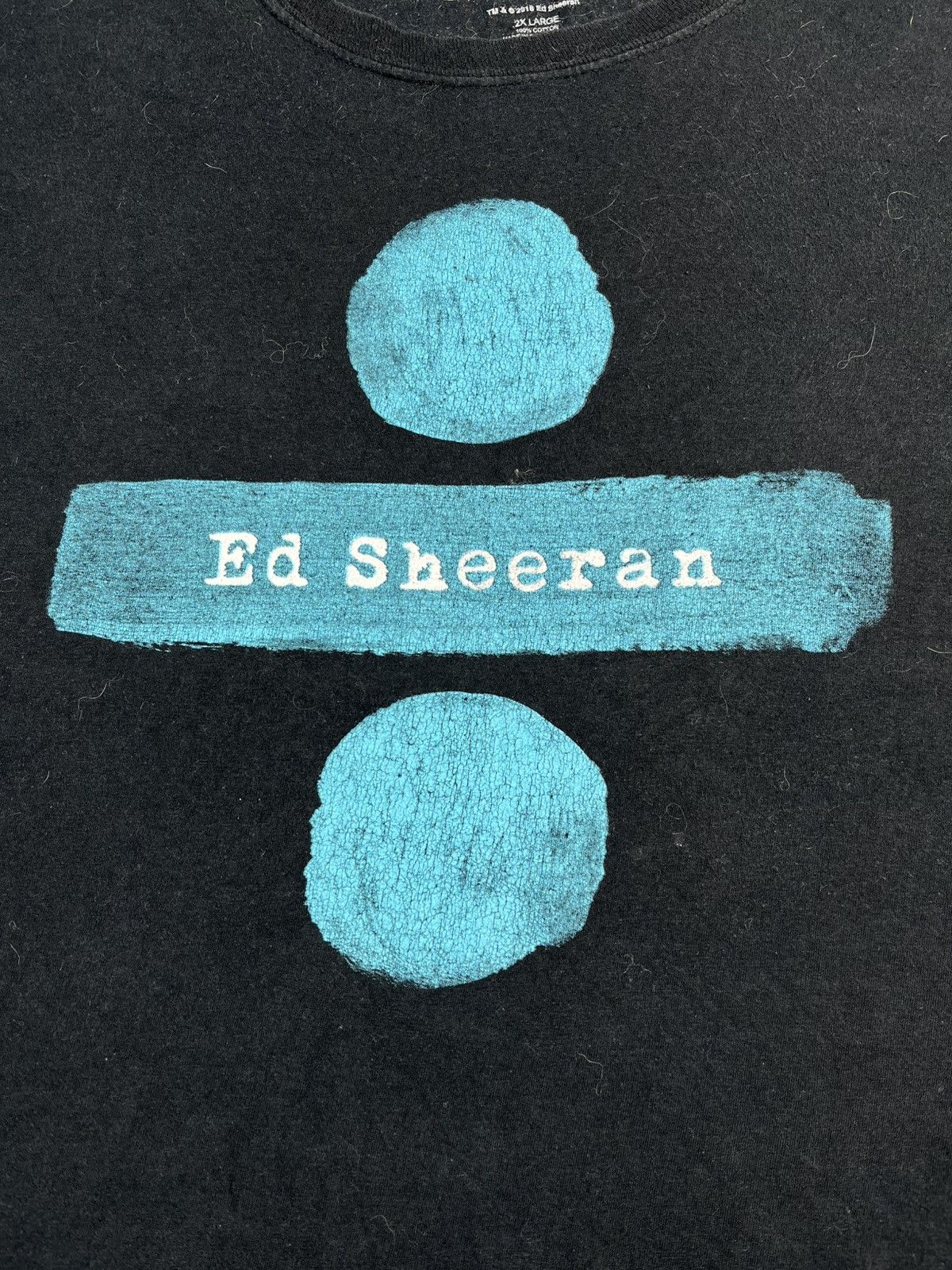 Band Tees Ed Sheeran Divide Tour Graphic T Shirt 2XL Black Band Tee Size US XXL / EU 58 / 5 - 4 Thumbnail