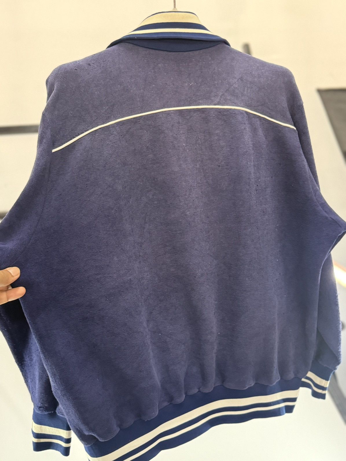 Vintage 🔥 Vintage 80's Germany Grasshoppers Velour Track Jacket - L Size US L / EU 52-54 / 3 - 19 Thumbnail
