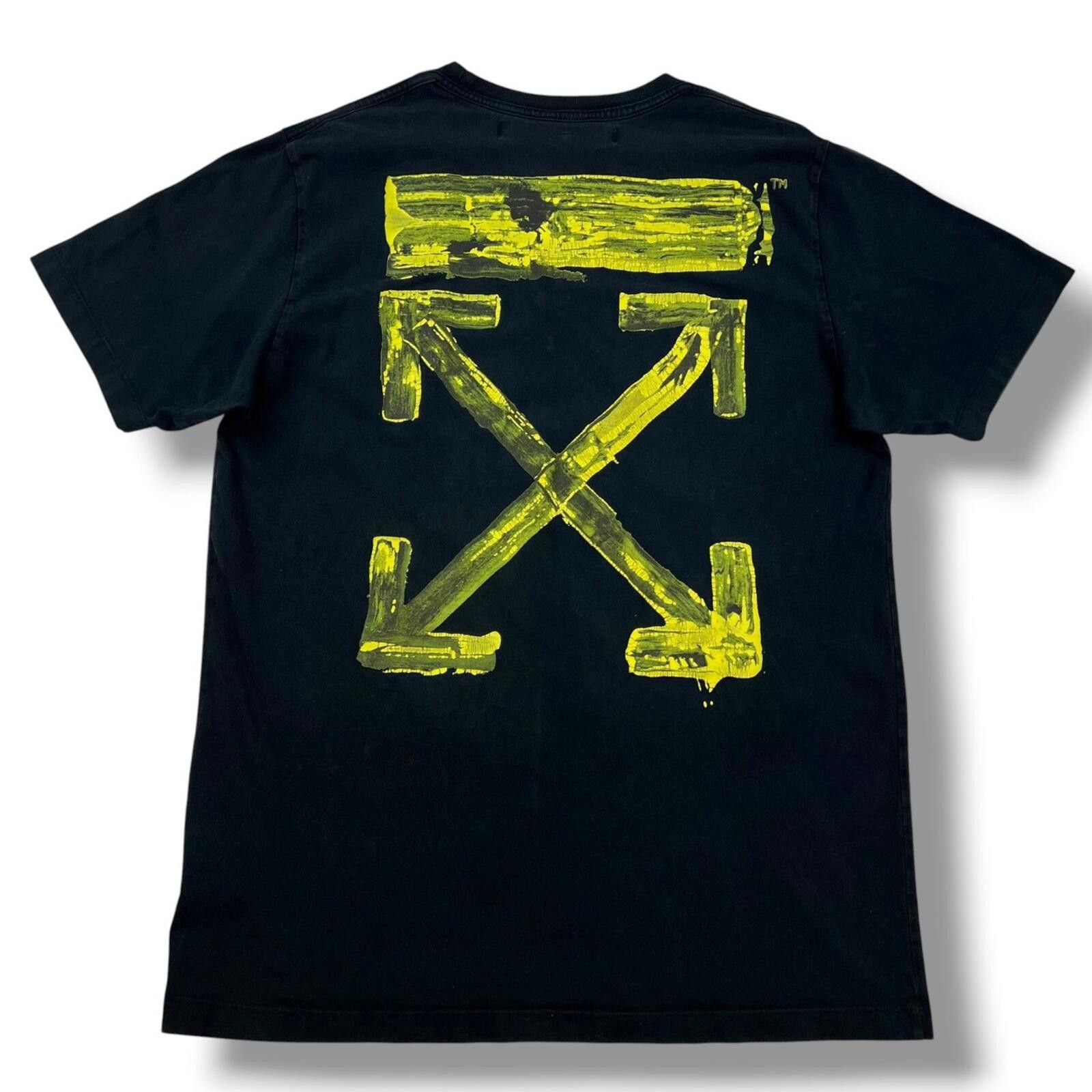 Off-White Off-White Acrylic Arrows Black T Shirt Size US XL / EU 56 / 4 - 2 Thumbnail