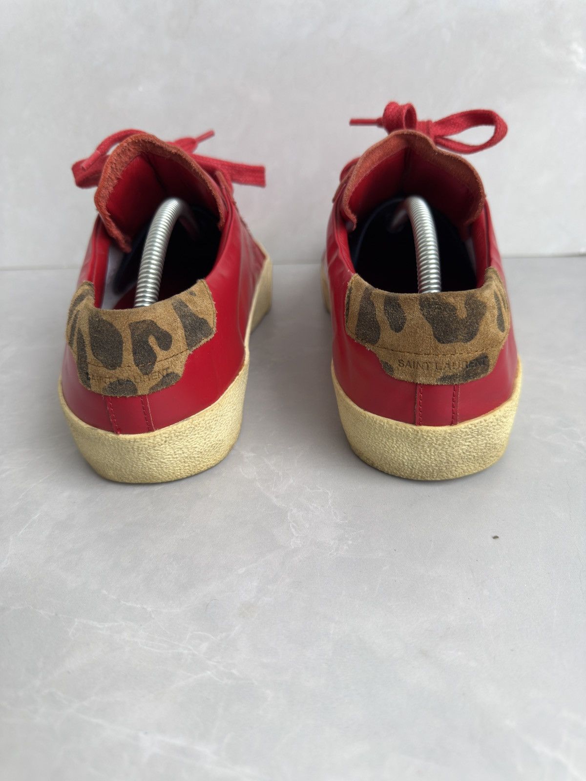 Saint Laurent Paris 🔥hedi slimane Court classic trainers Size US 8 / EU 41 - 16 Thumbnail