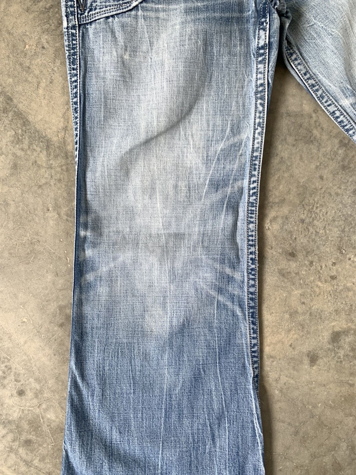Tornado Mart Super Flare Jeans Japan Brapper Low Rise Bellbottom Jeans Size 28" / US 6 / IT 42 - 9 Thumbnail