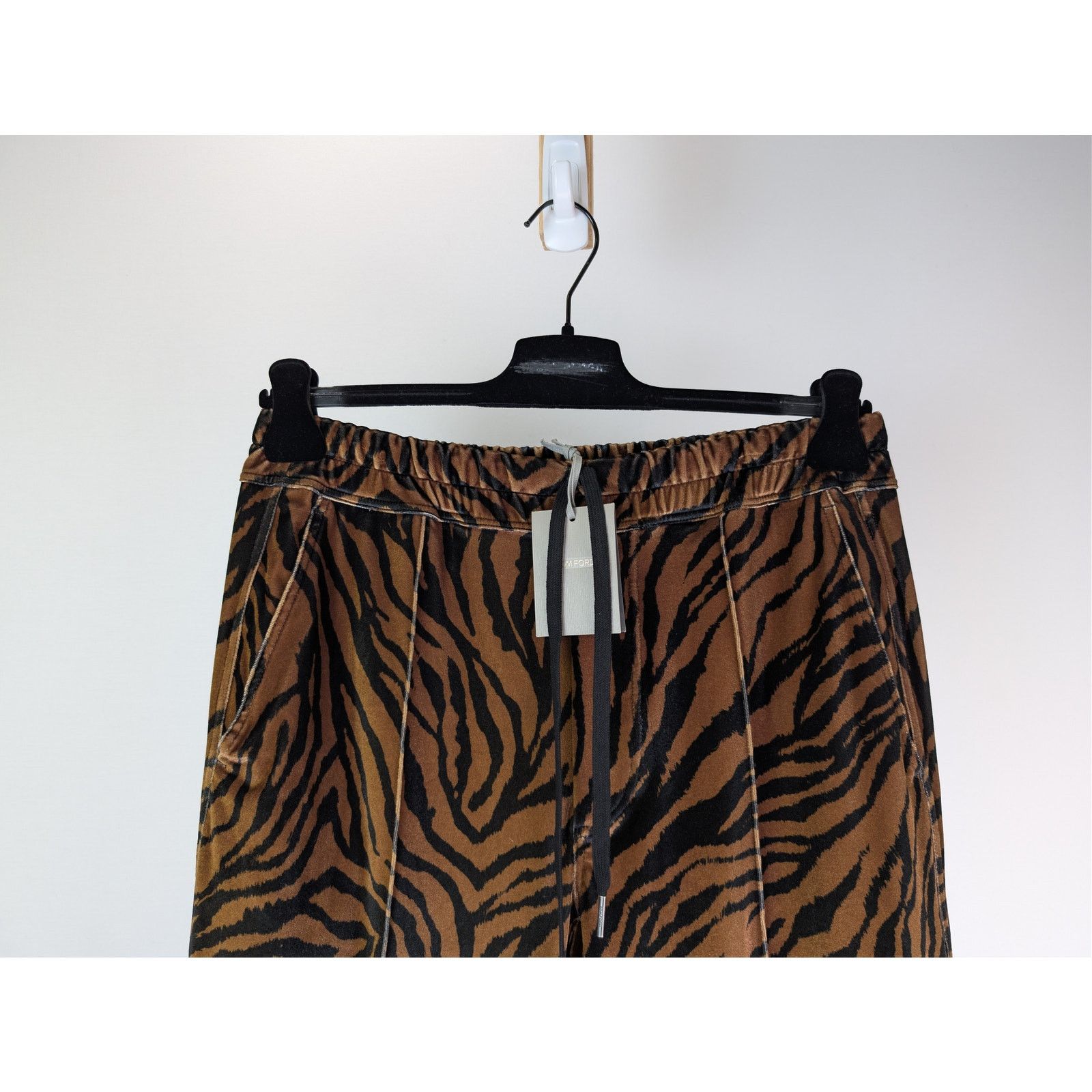 Tom Ford o1rshd1 Cut and Sewn Knit Trousers Pant in Brown / Black Size US 34 / EU 50 - 3 Thumbnail