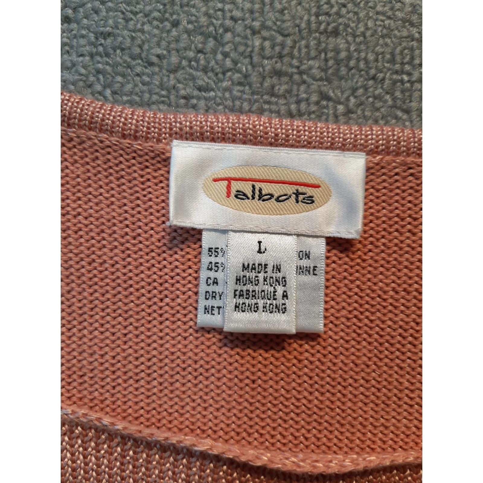 Talbots Talbots Womens Short Sleeve Shirt L Cotton Rayon Knit Top Multicolor Blouse Casual Womens Regular Short Sleeve L Size L / US 10 / IT 46 - 2 Thumbnail
