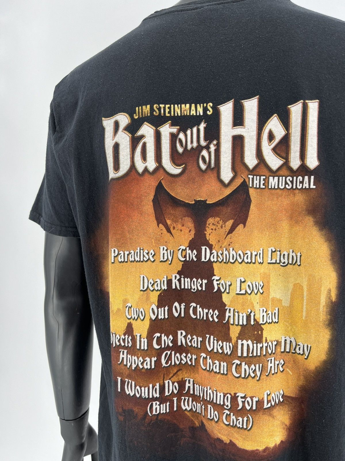 Band Tees Vintage Jim Steinmans Bat Out Of Hell / The Musical / Shirt Size US XL / EU 56 / 4 - 12 Thumbnail