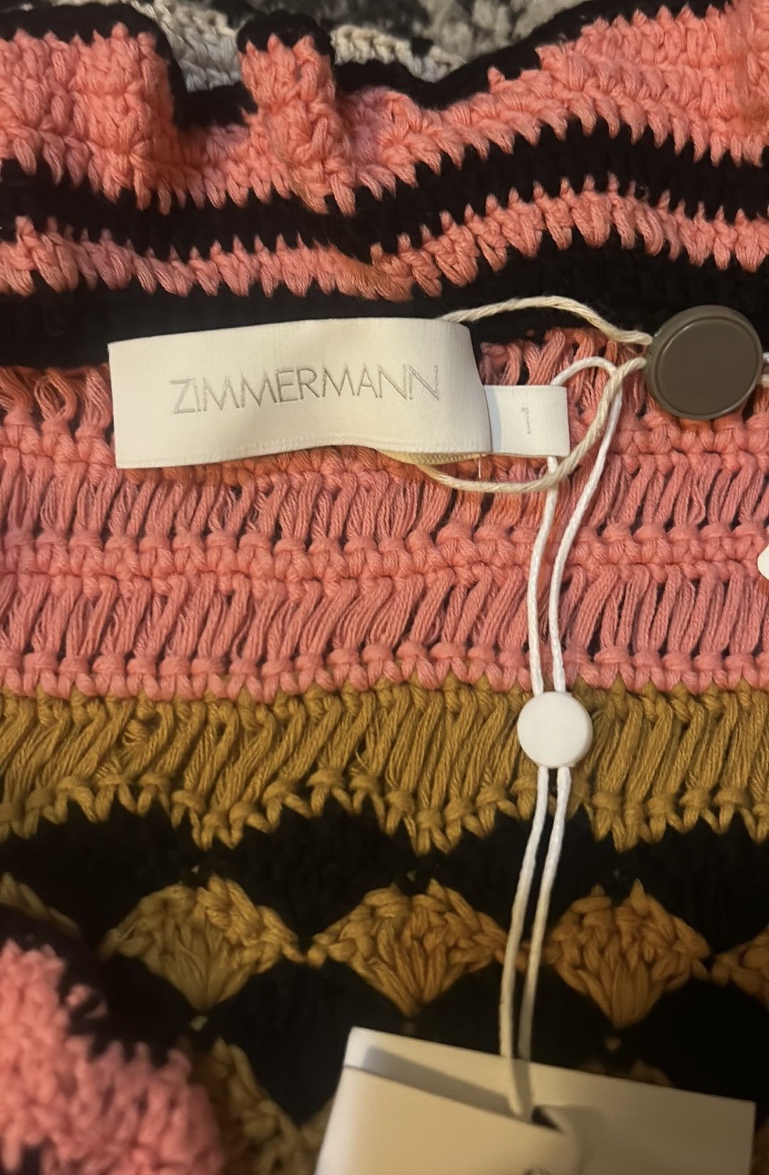 Zimmermann ZIMMERMANN Tiered pompom-embellished crocheted cotton dress Size M / US 6-8 / IT 42-44 - 4 Thumbnail