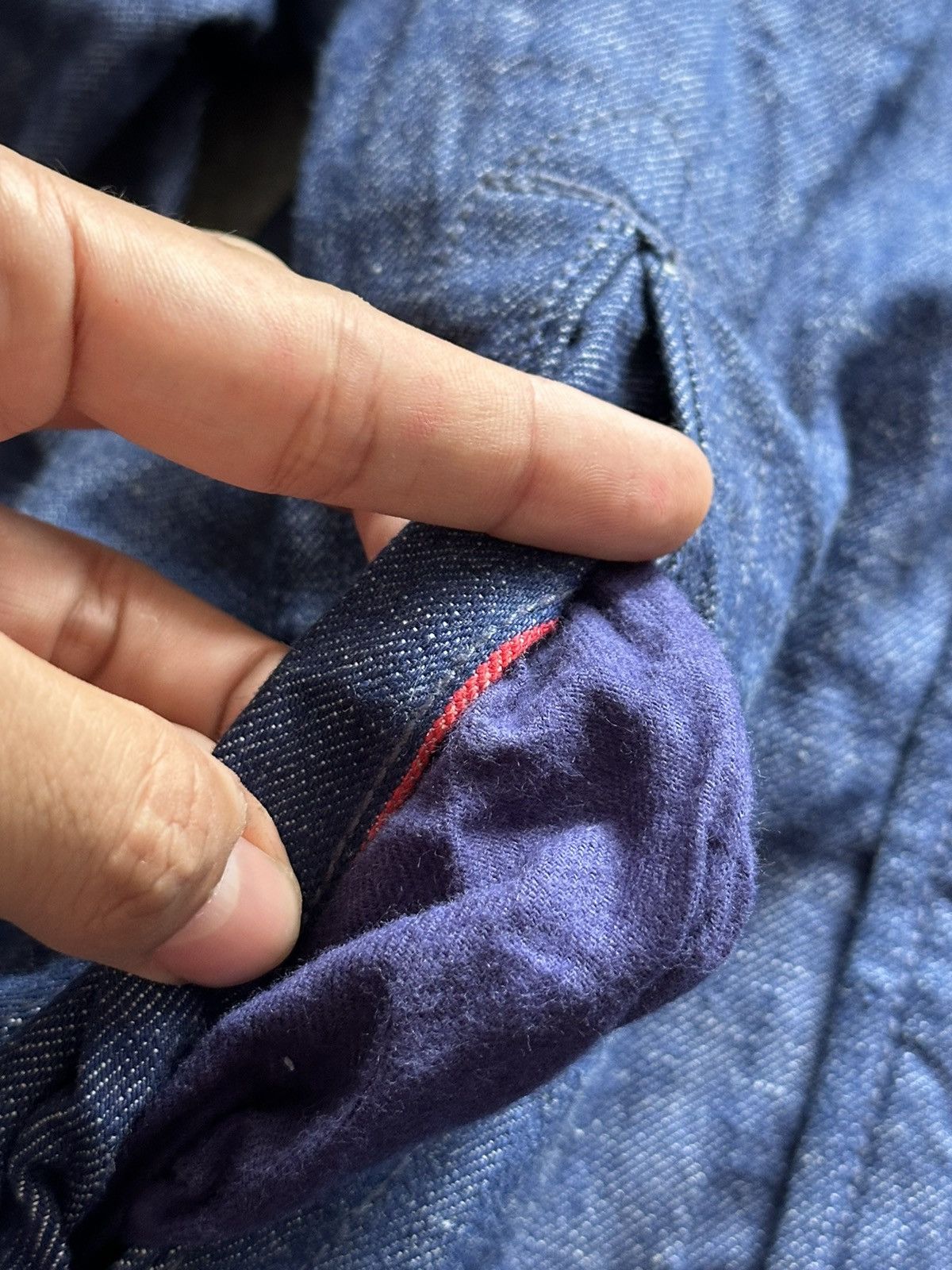 Blue Blue Japan 2000s Blue Blue Japan Double Breasted Selvedge Denim Jacket Size US M / EU 48-50 / 2 - 5 Thumbnail